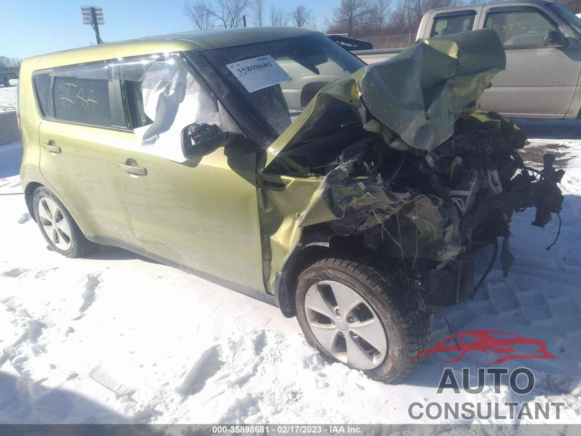 KIA SOUL 2016 - KNDJN2A27G7865129