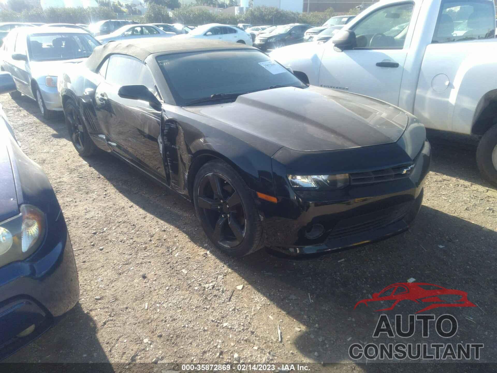 CHEVROLET CAMARO 2015 - 2G1FD3D39F9260814