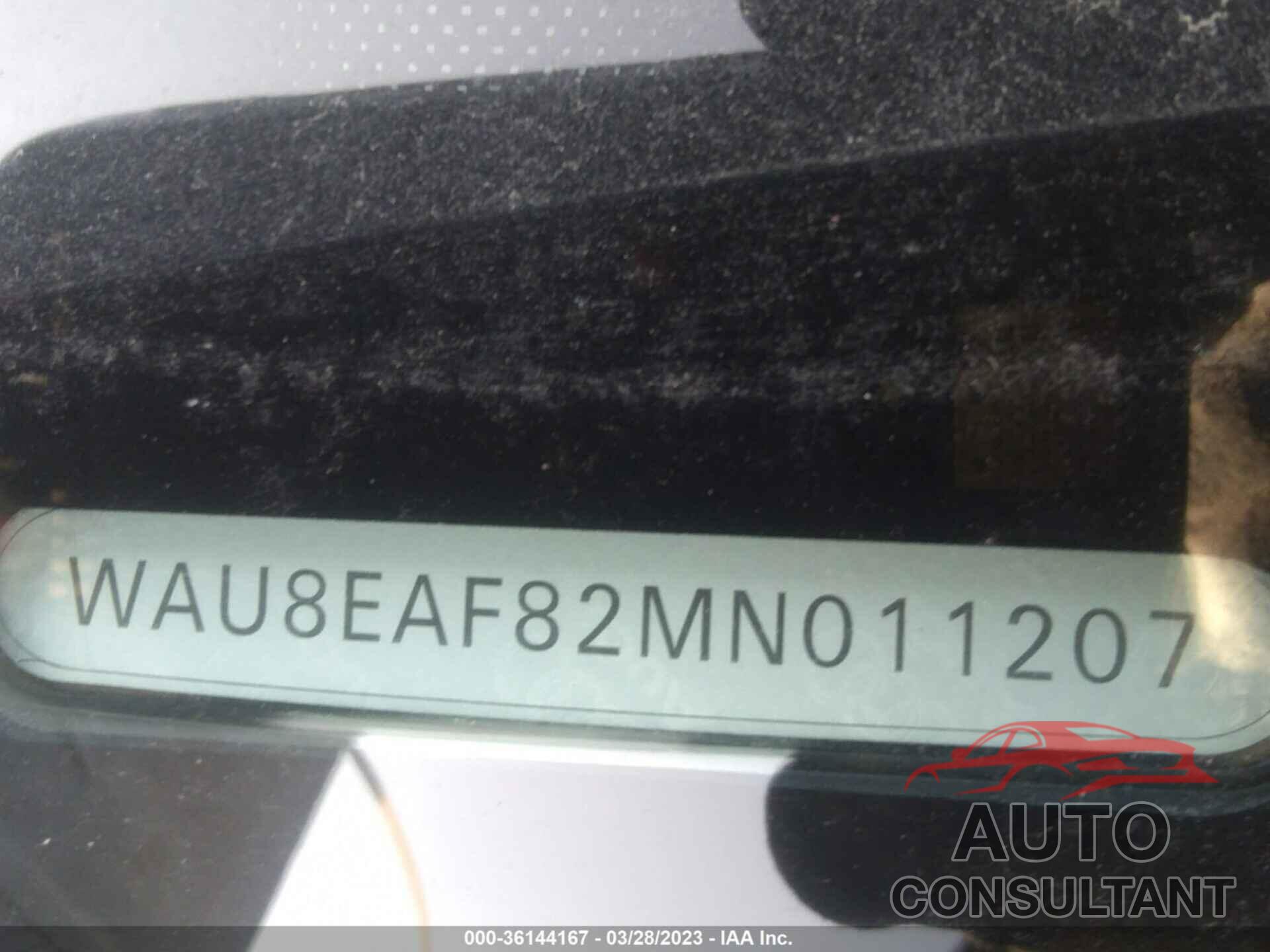 AUDI A8 L 2021 - WAU8EAF82MN011207