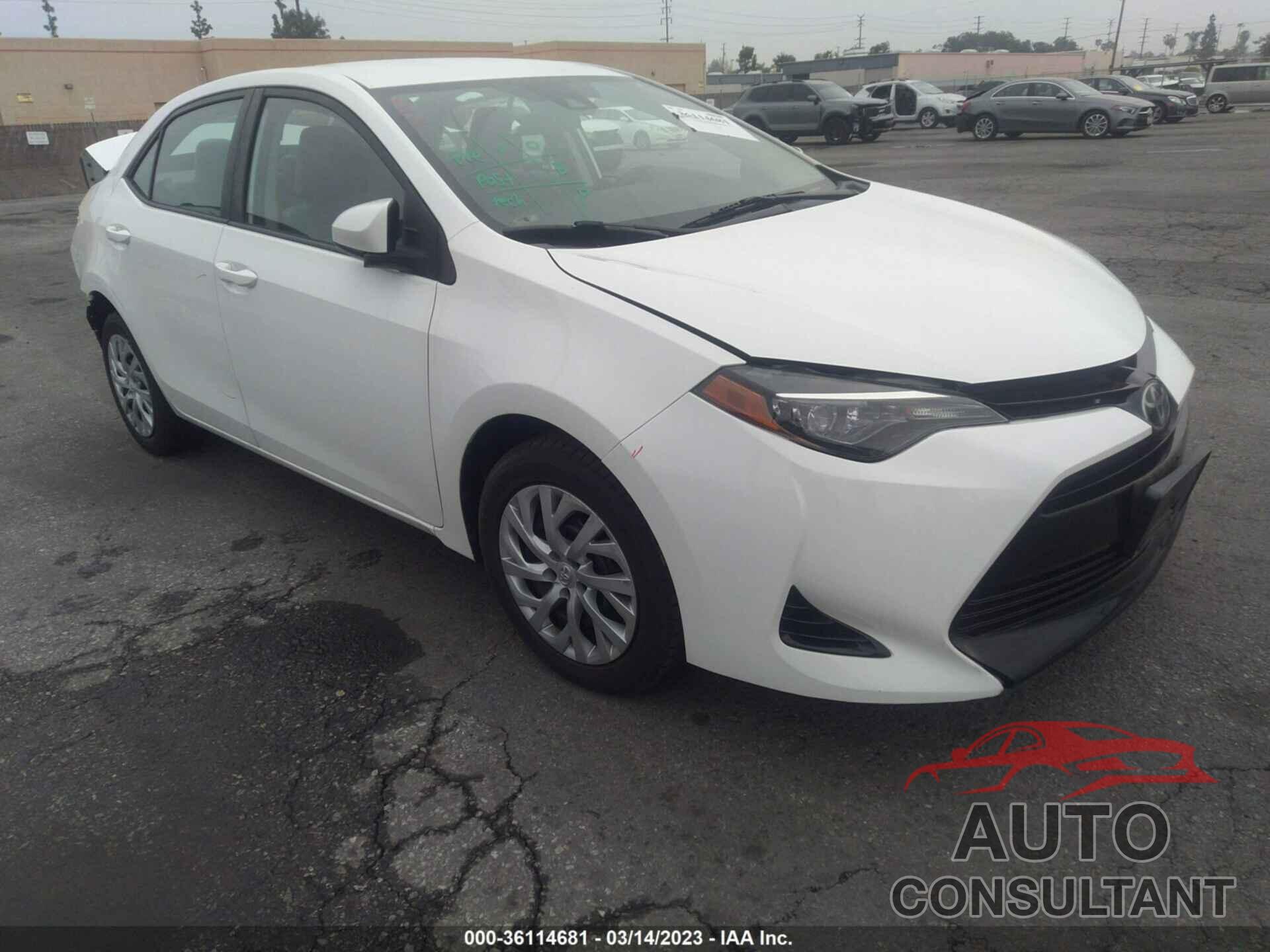 TOYOTA COROLLA 2017 - 5YFBURHE8HP686338