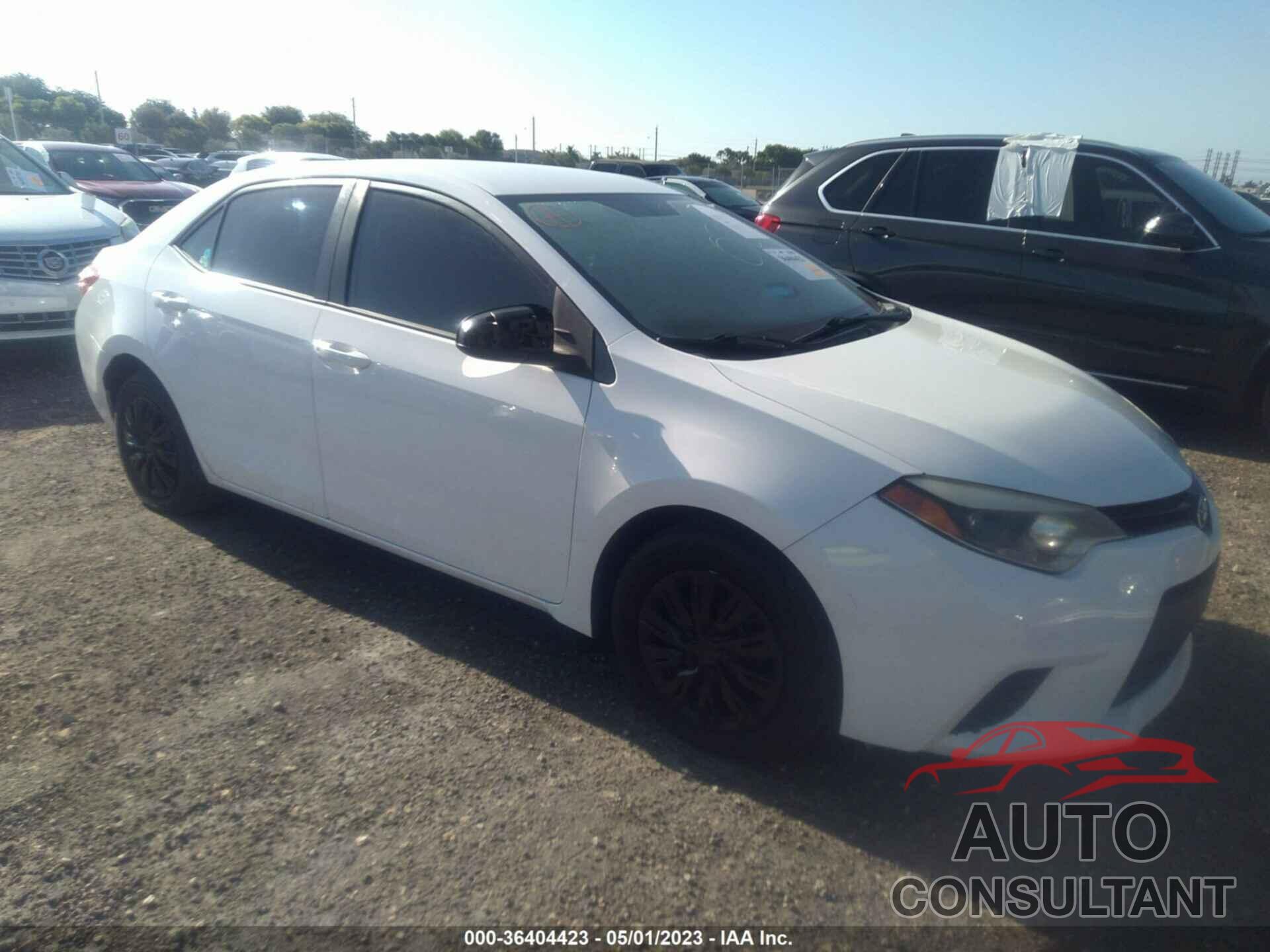 TOYOTA COROLLA 2016 - 2T1BURHE0GC490702