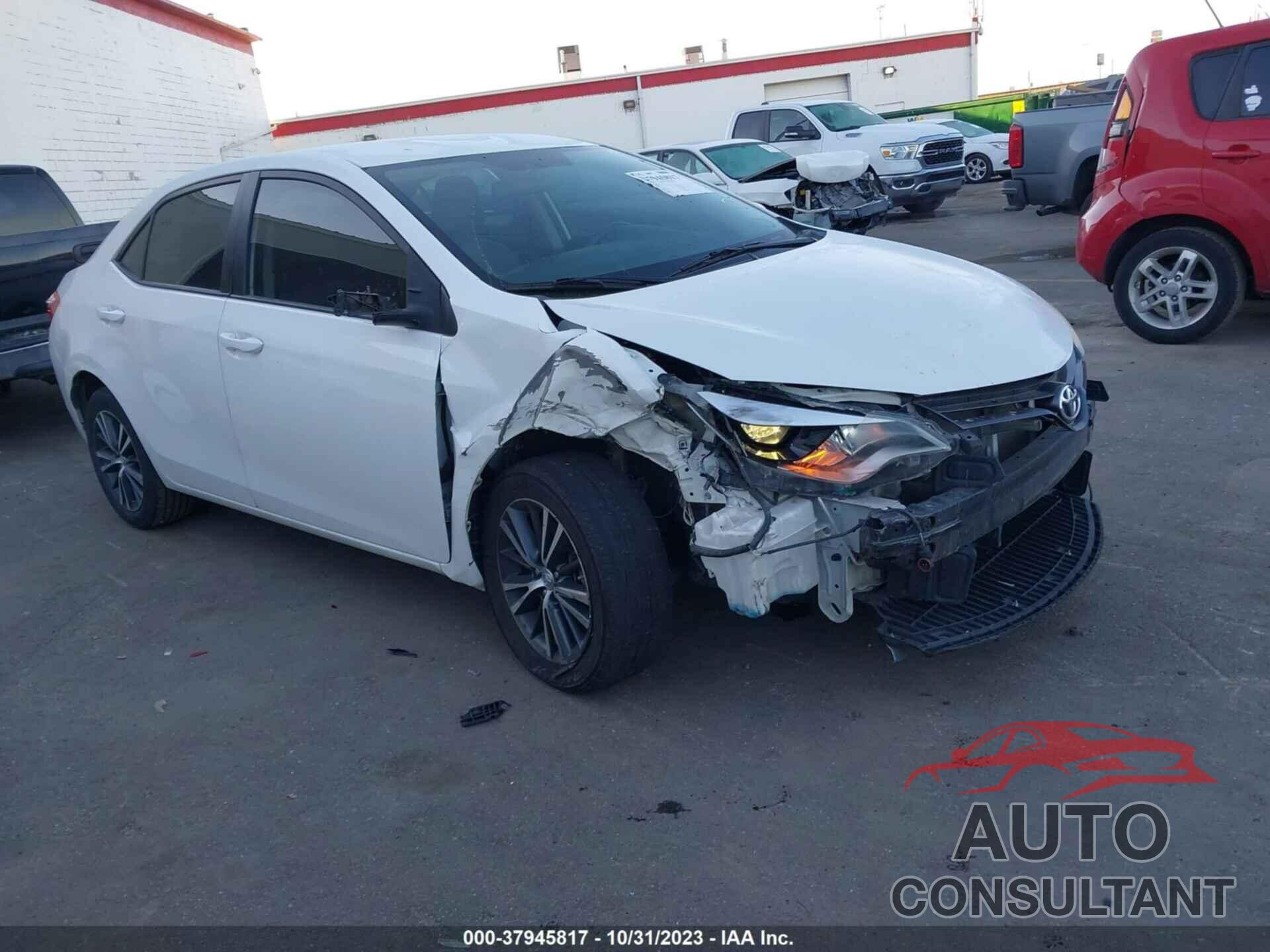 TOYOTA COROLLA 2016 - 5YFBURHE8GP540133