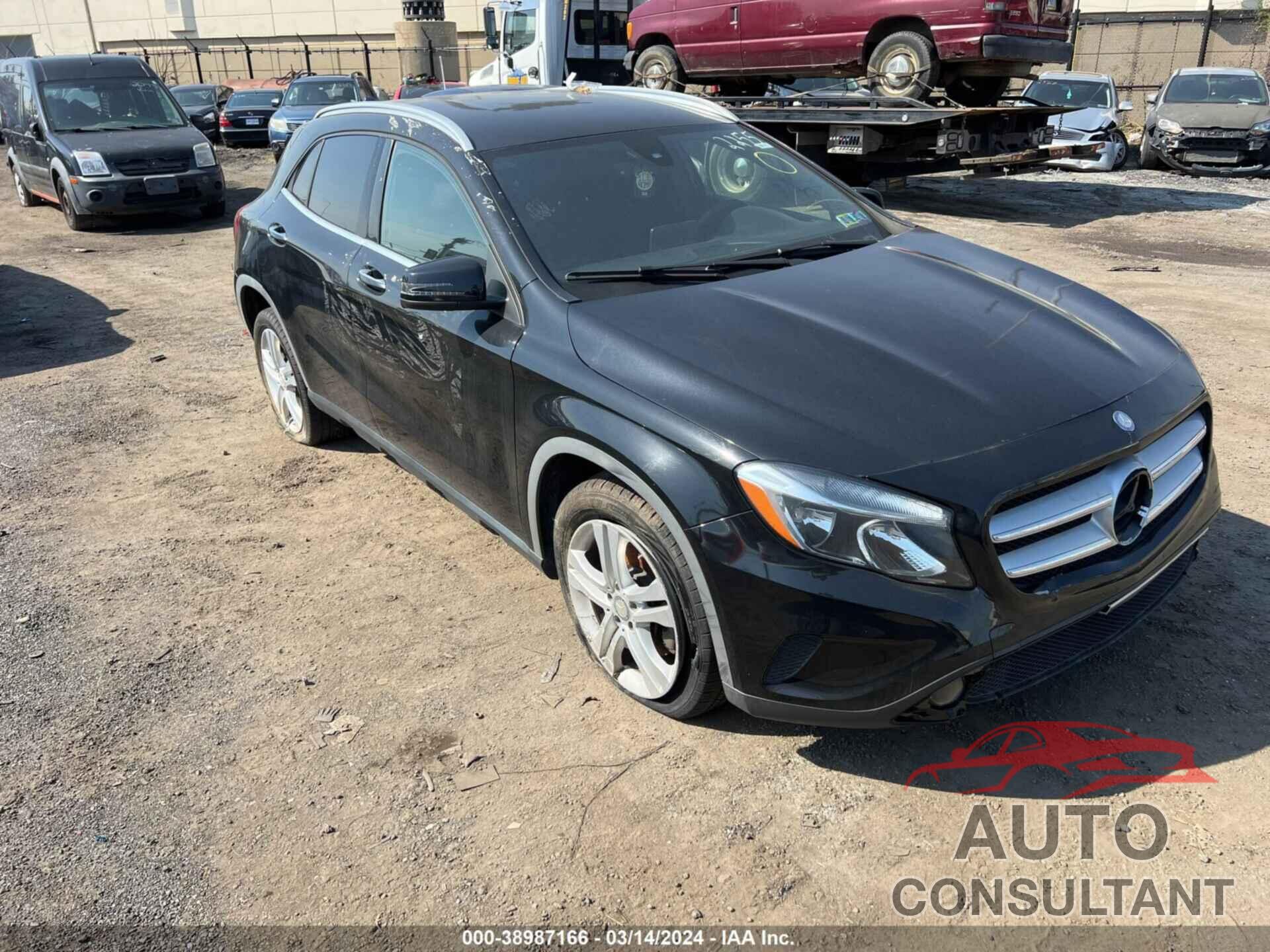 MERCEDES-BENZ GLA 250 2016 - WDCTG4EB2GJ267052