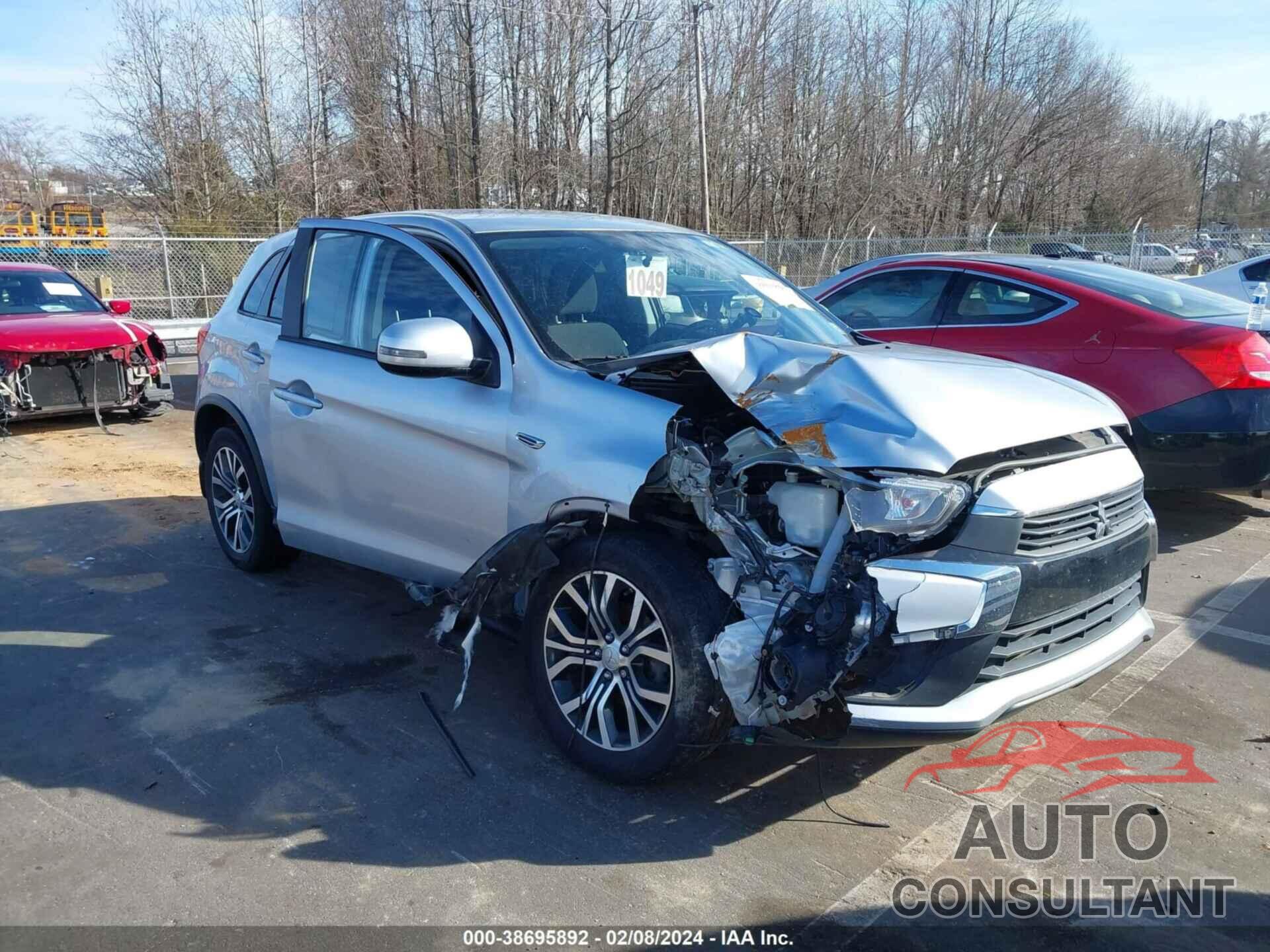 MITSUBISHI OUTLANDER SPORT 2016 - JA4AP3AU8GZ041365