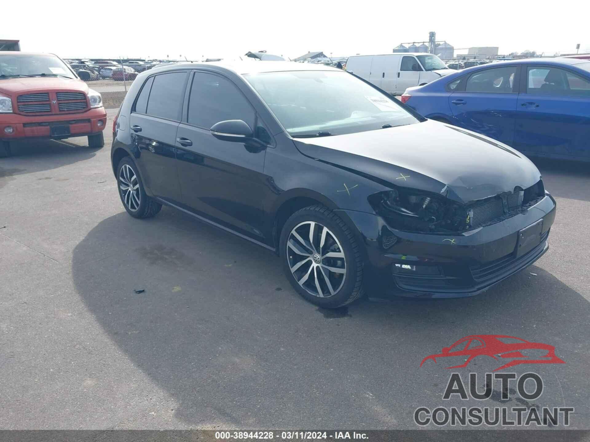 VOLKSWAGEN GOLF 2016 - 3VW217AU3GM058494