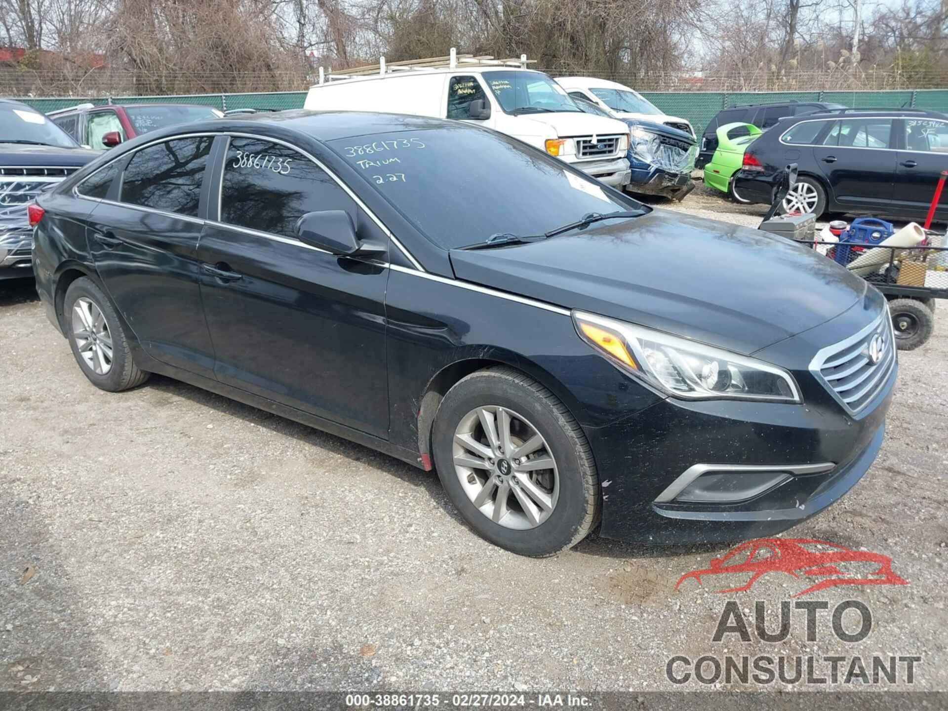 HYUNDAI SONATA 2017 - 5NPE24AF9HH572001