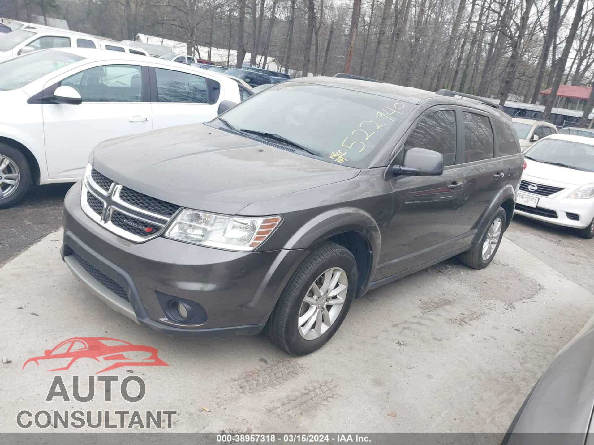 DODGE JOURNEY 2017 - 3C4PDCBG8HT522940