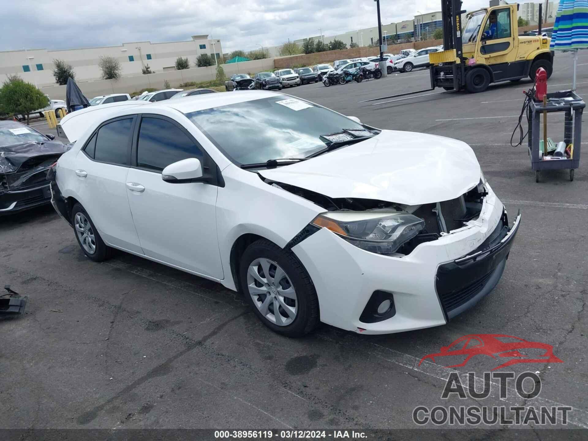TOYOTA COROLLA 2016 - 2T1BURHE5GC607304