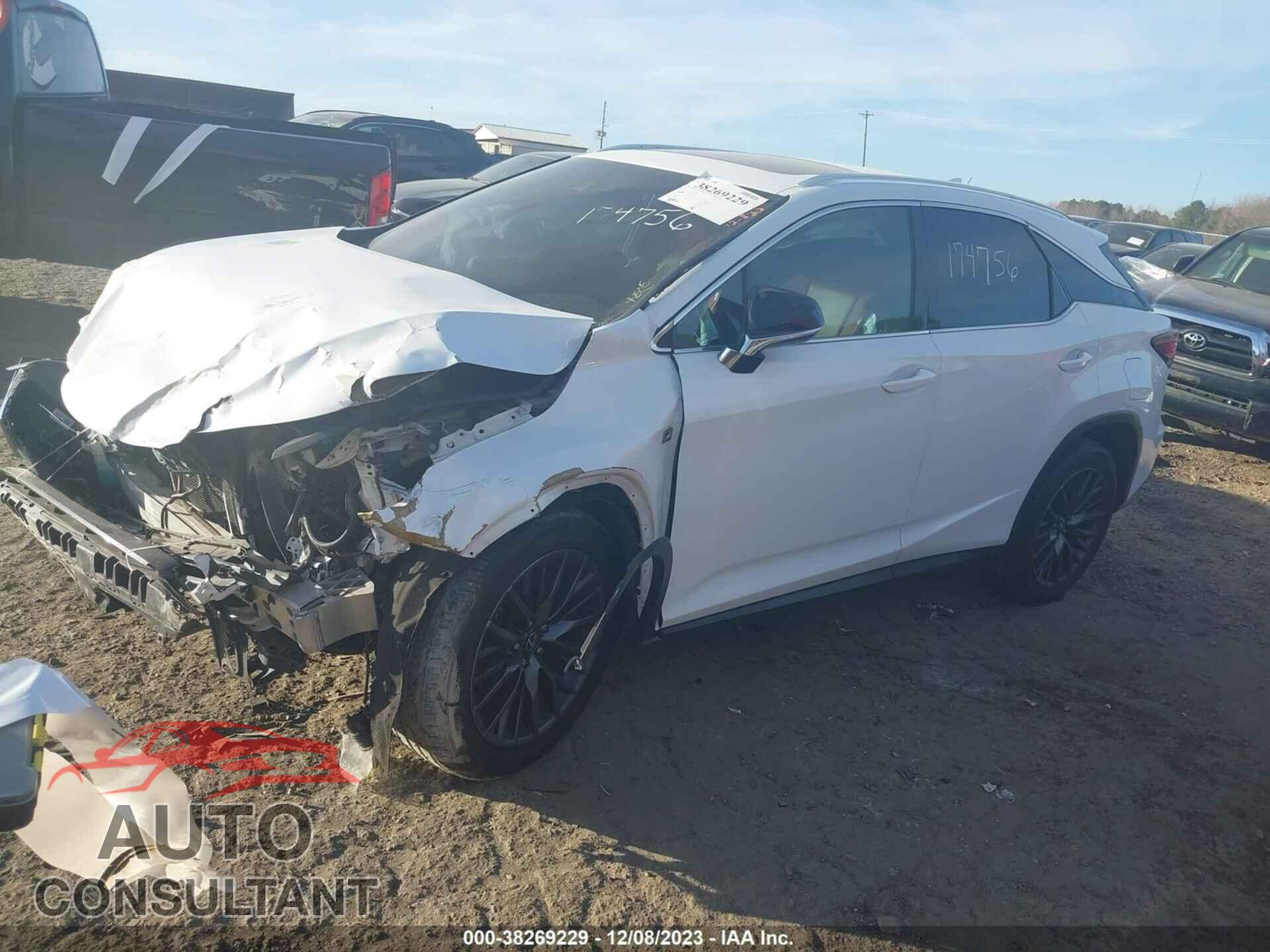 LEXUS RX 2017 - 2T2ZZMCA4HC069232