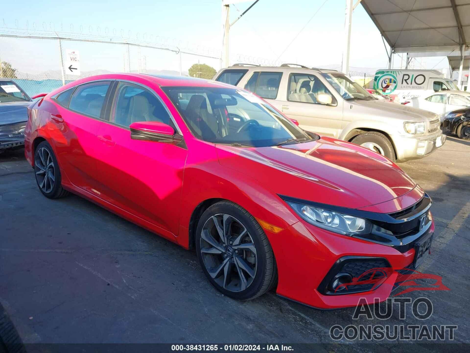 HONDA CIVIC 2018 - 2HGFC1E54JH707273