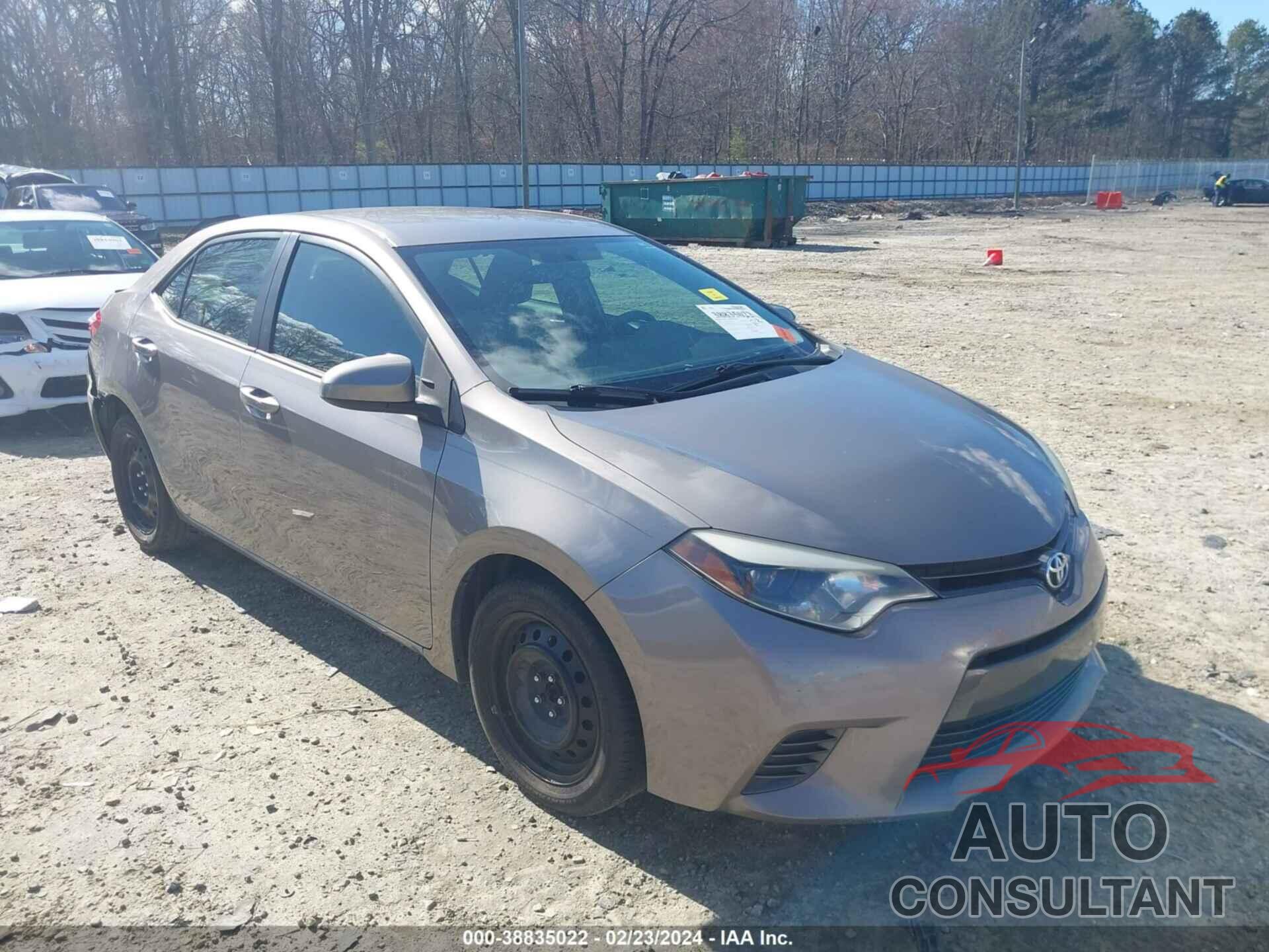TOYOTA COROLLA 2016 - 2T1BURHE4GC534992