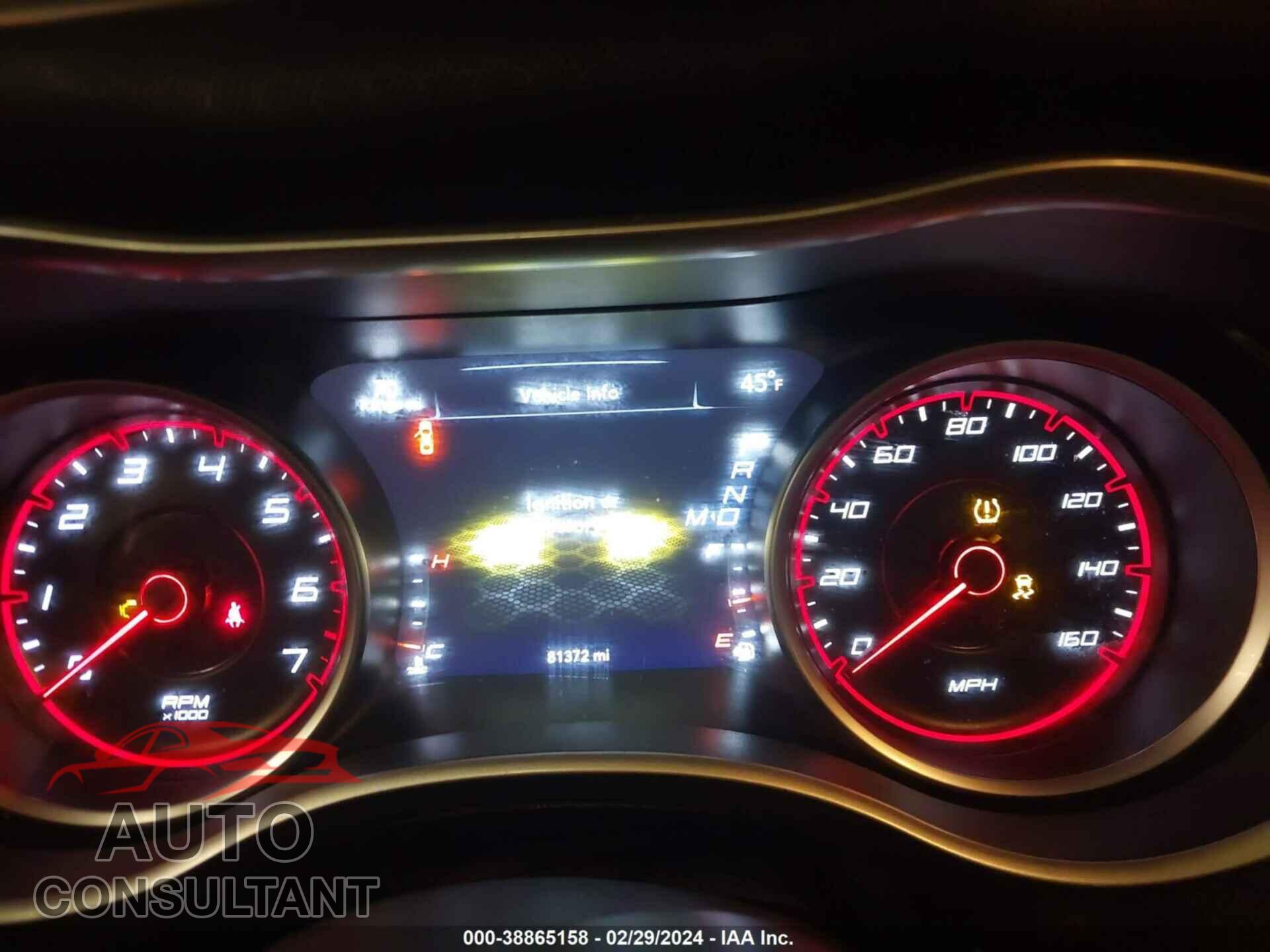 DODGE CHARGER 2016 - 2C3CDXCT9GH211126