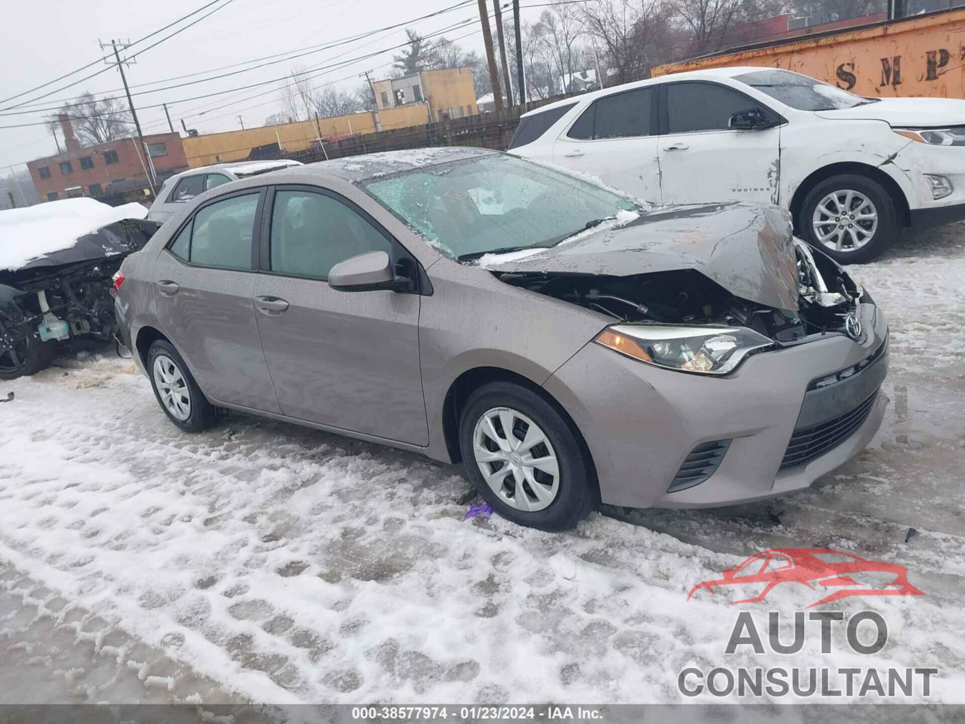 TOYOTA COROLLA 2016 - 2T1BPRHEXGC489600