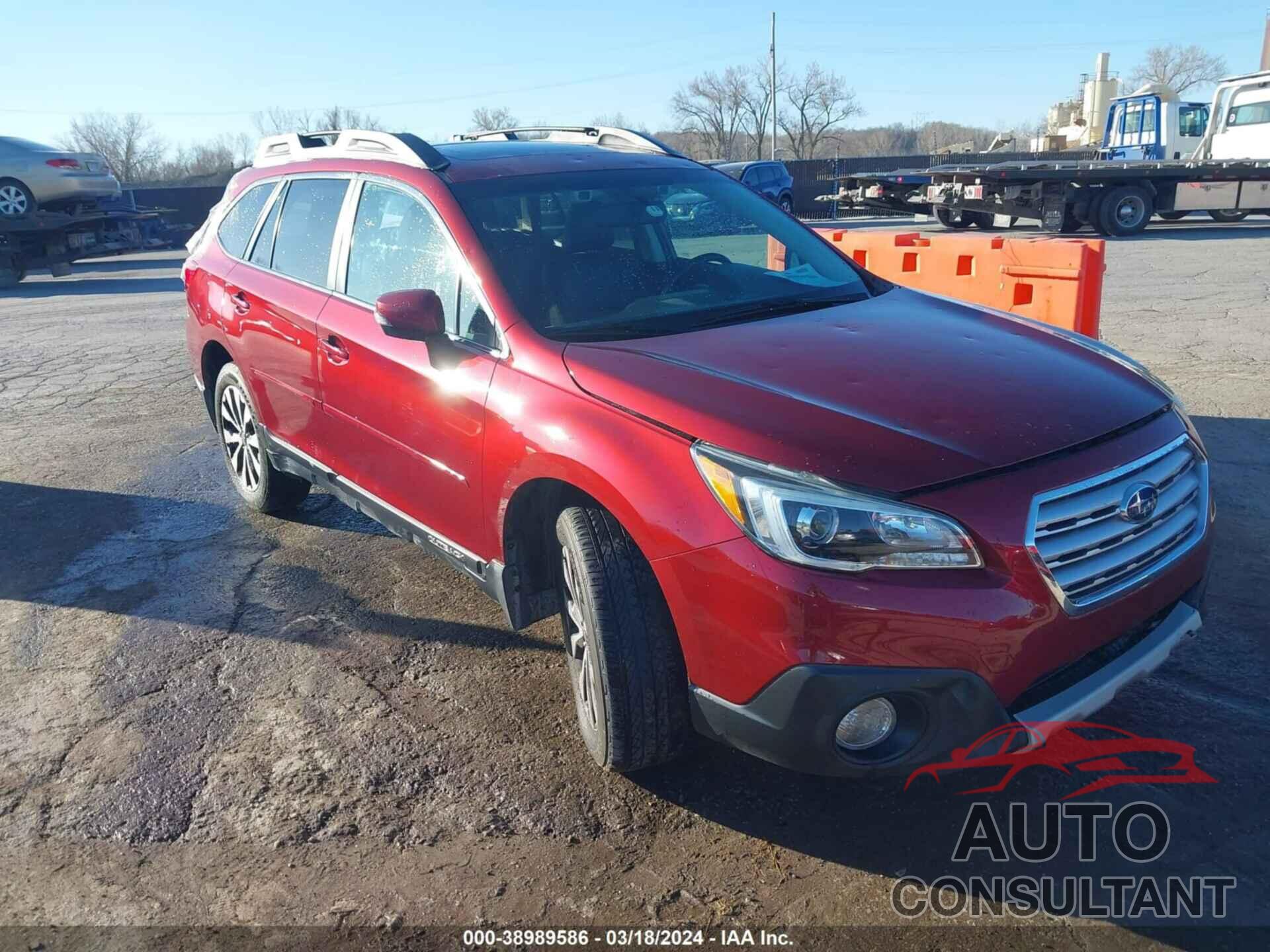 SUBARU OUTBACK 2016 - 4S4BSBNCXG3279379