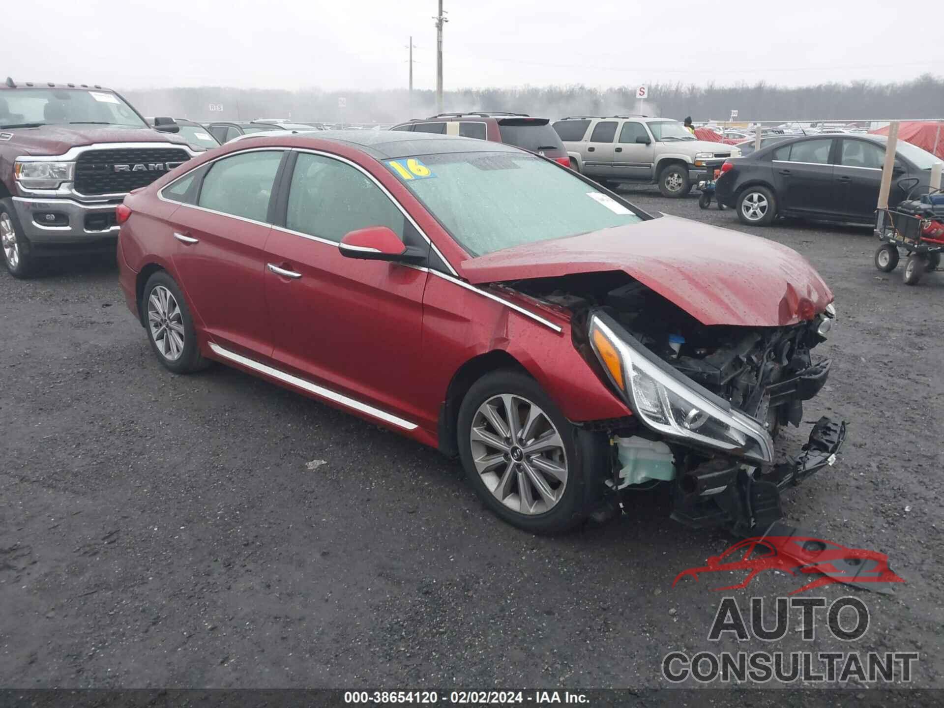 HYUNDAI SONATA 2016 - 5NPE34AF0GH297307