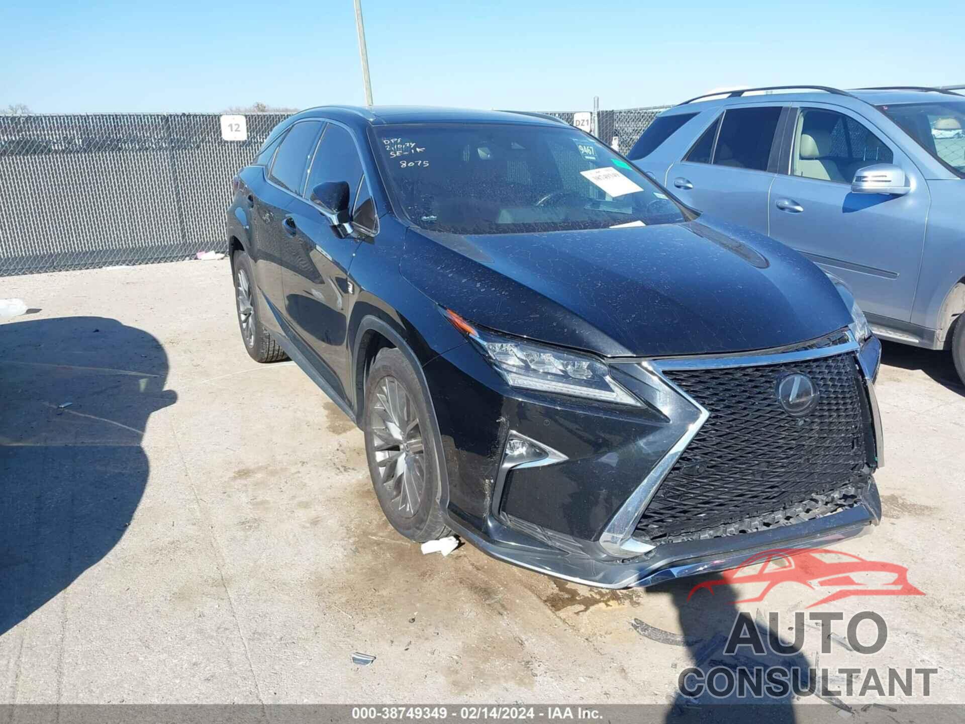 LEXUS RX 350 2019 - 2T2BZMCA8KC208075