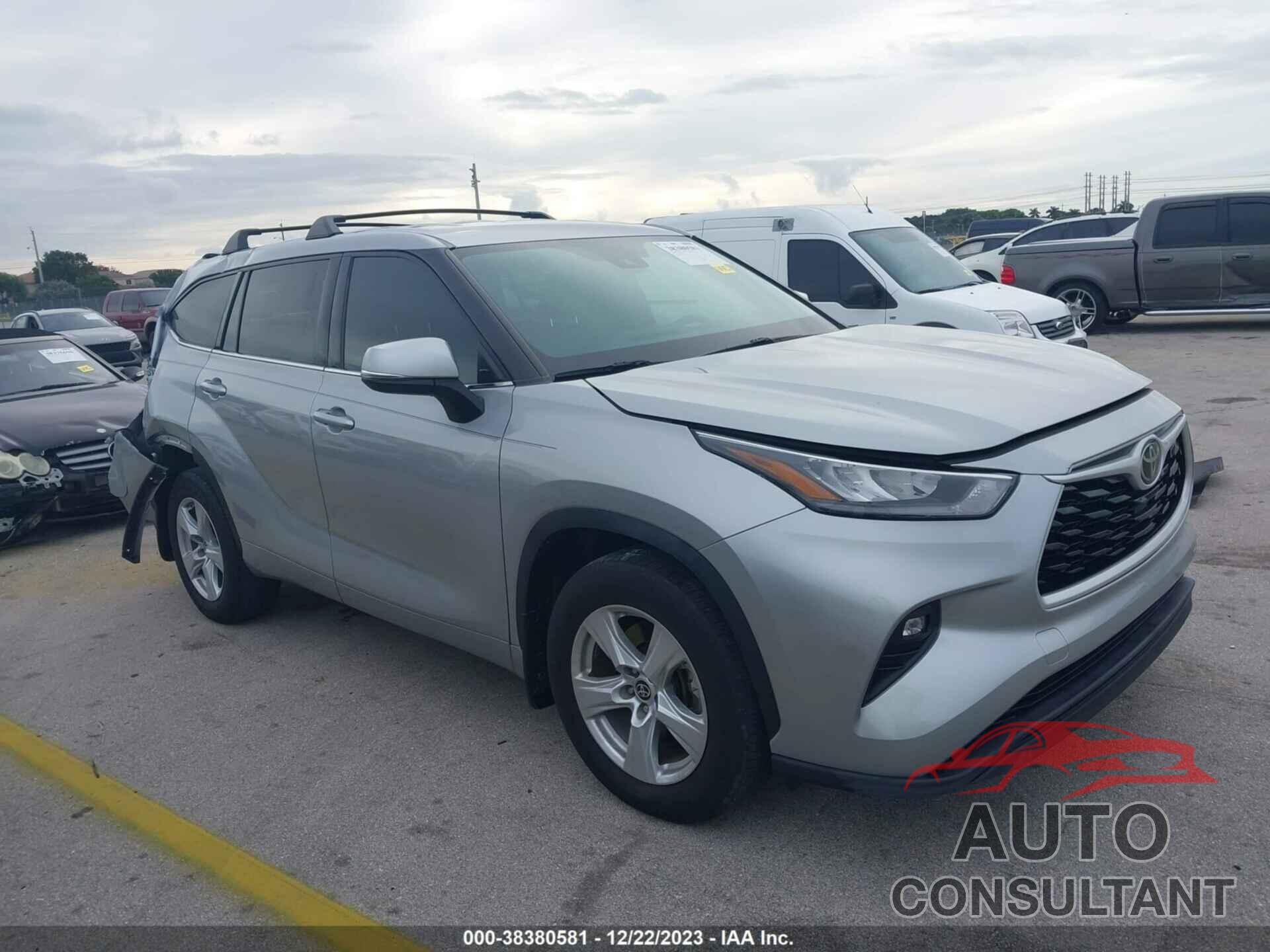 TOYOTA HIGHLANDER 2020 - 5TDZZRAHXLS512503