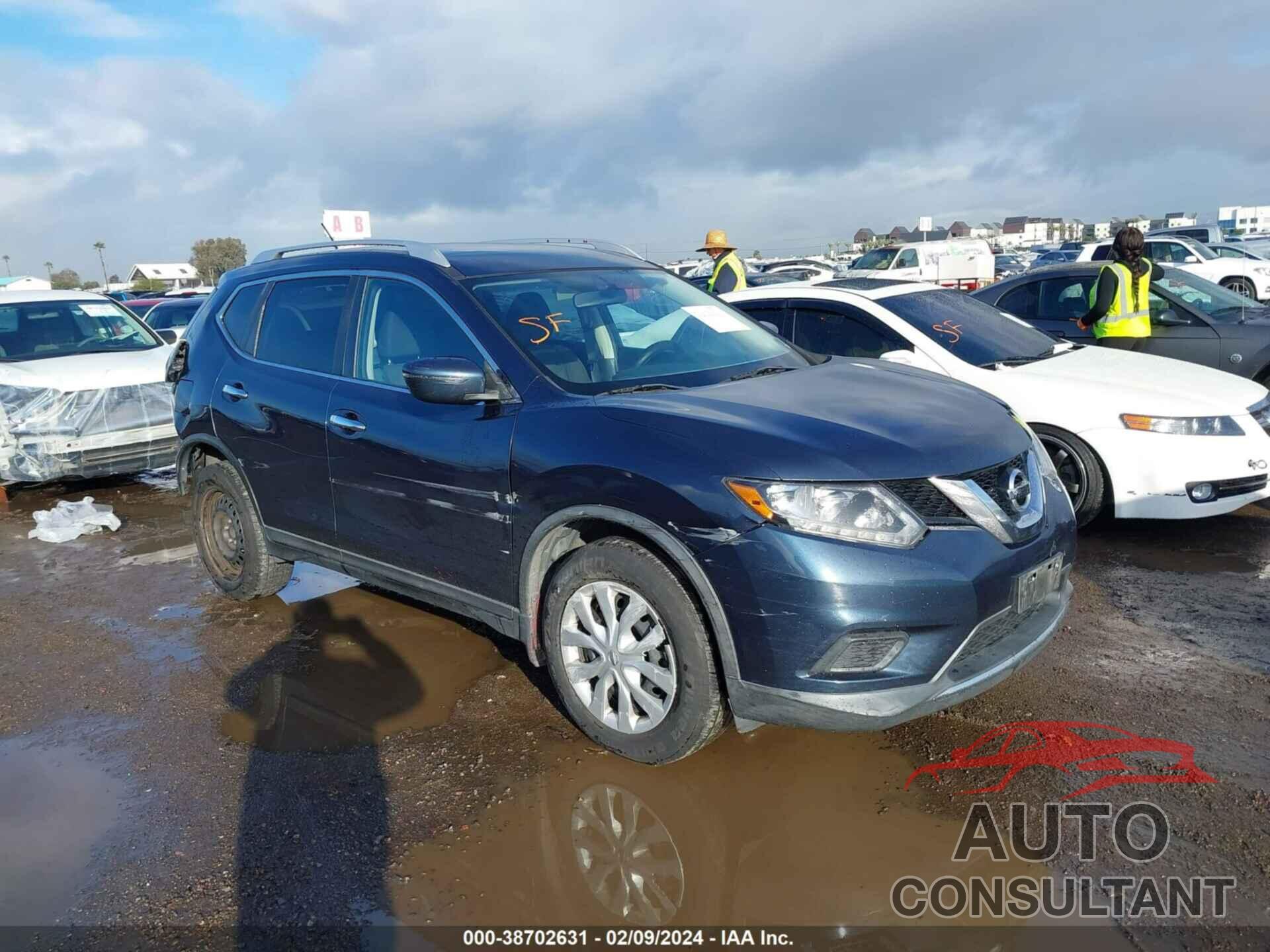 NISSAN ROGUE 2016 - KNMAT2MT9GP690571