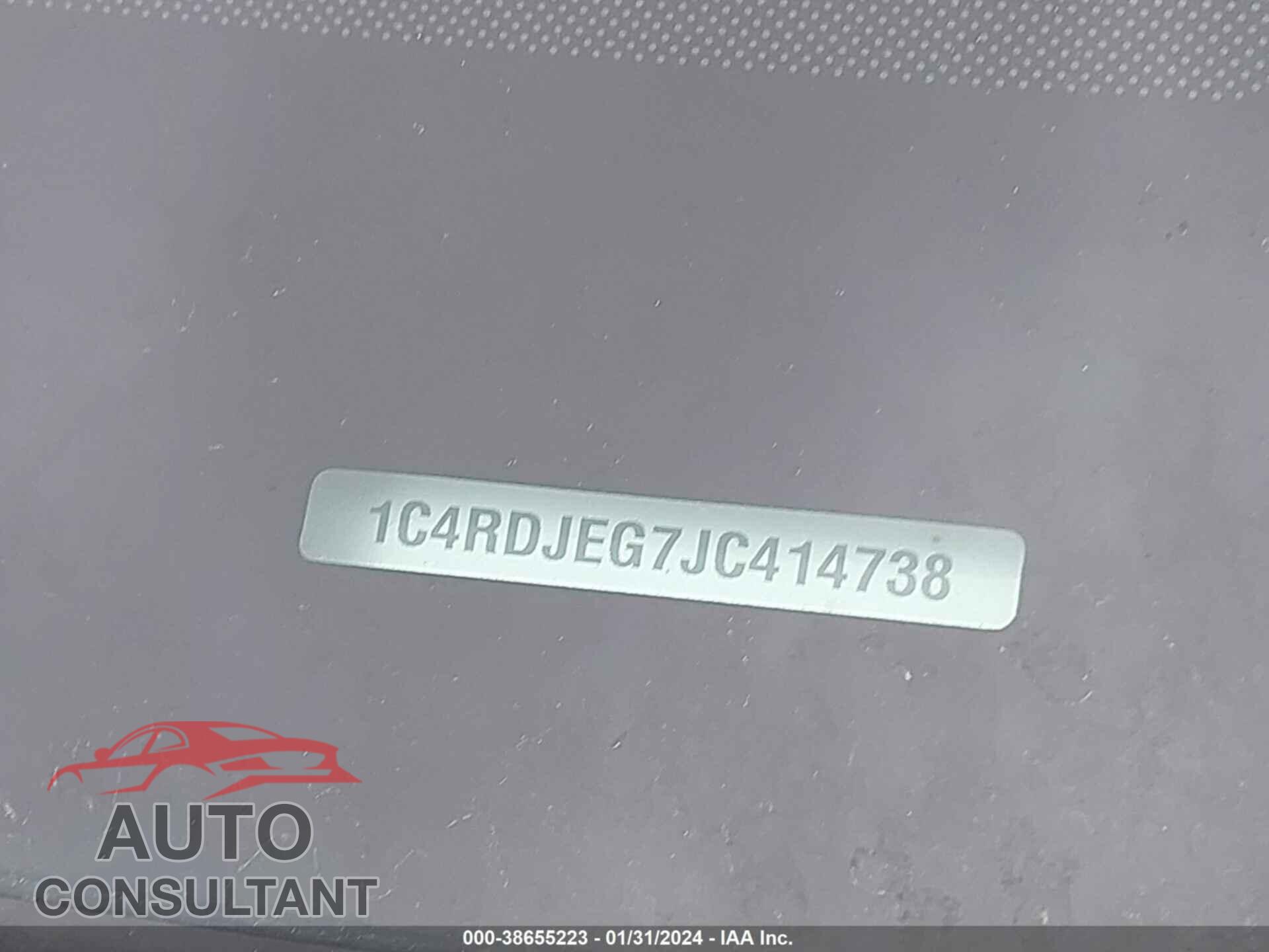 DODGE DURANGO 2018 - 1C4RDJEG7JC414738