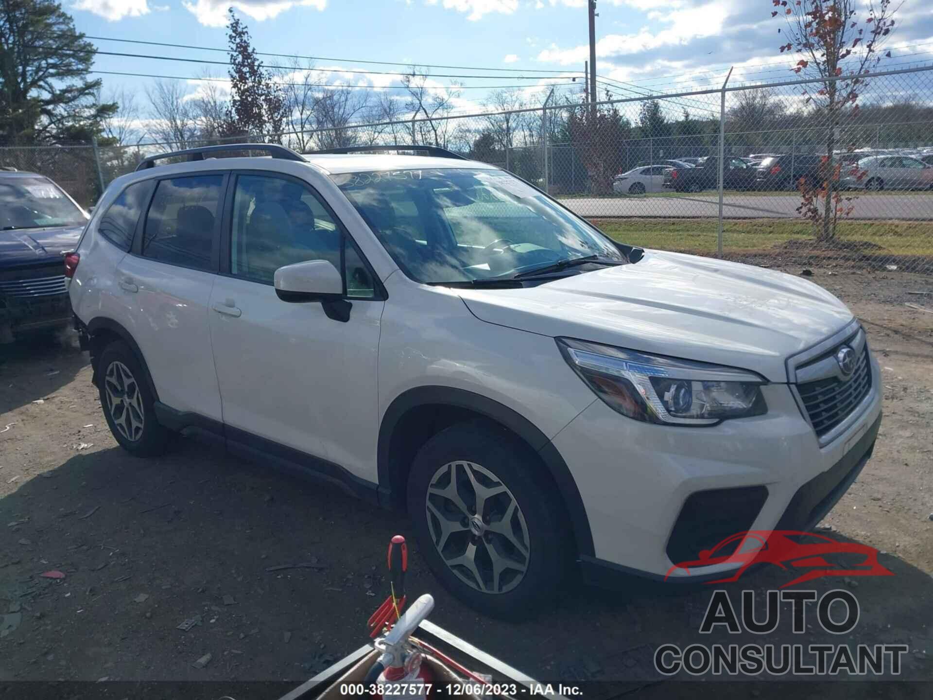 SUBARU FORESTER 2019 - JF2SKAGCXKH510029