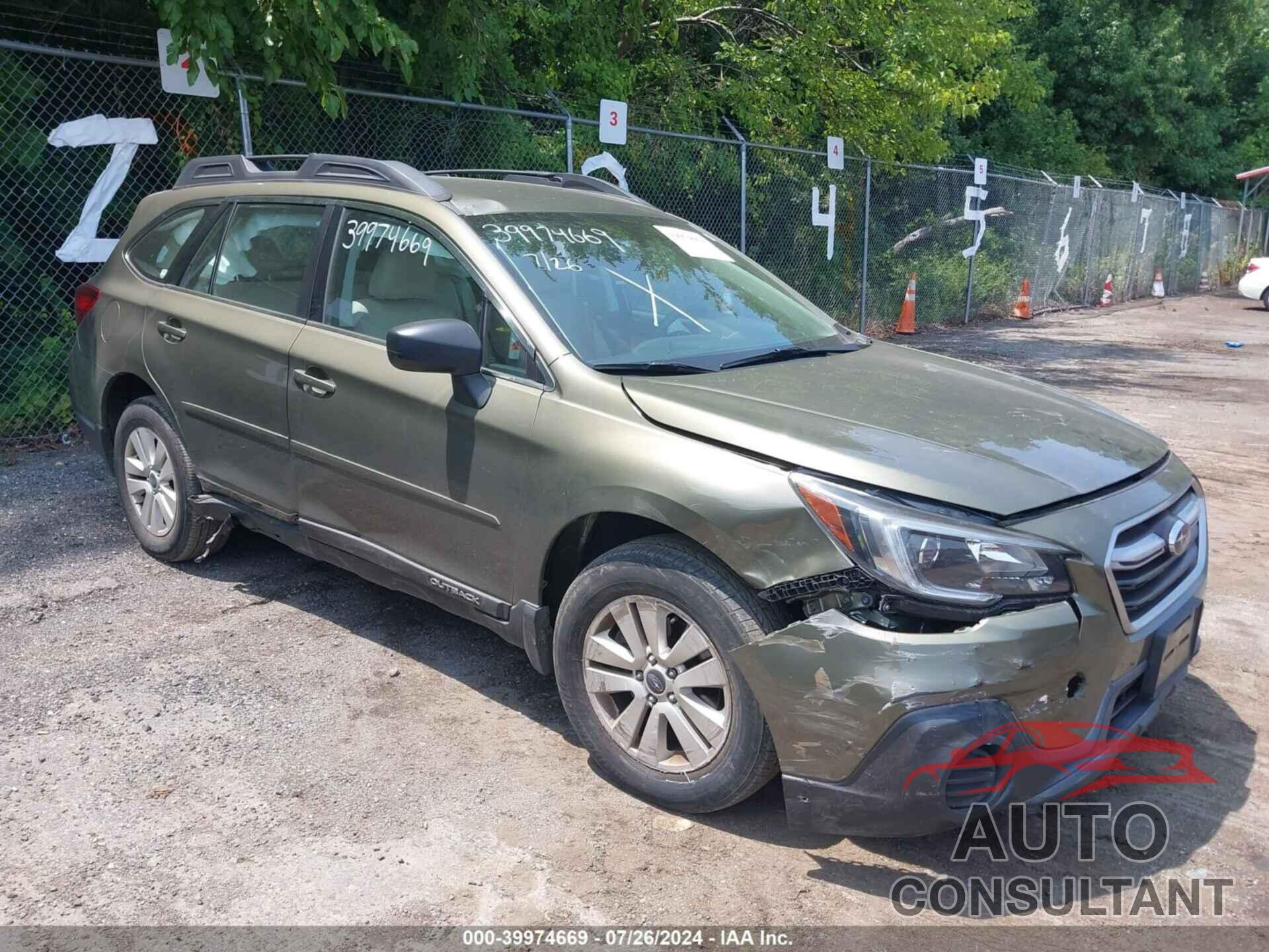 SUBARU OUTBACK 2018 - 4S4BSAAC6J3290497