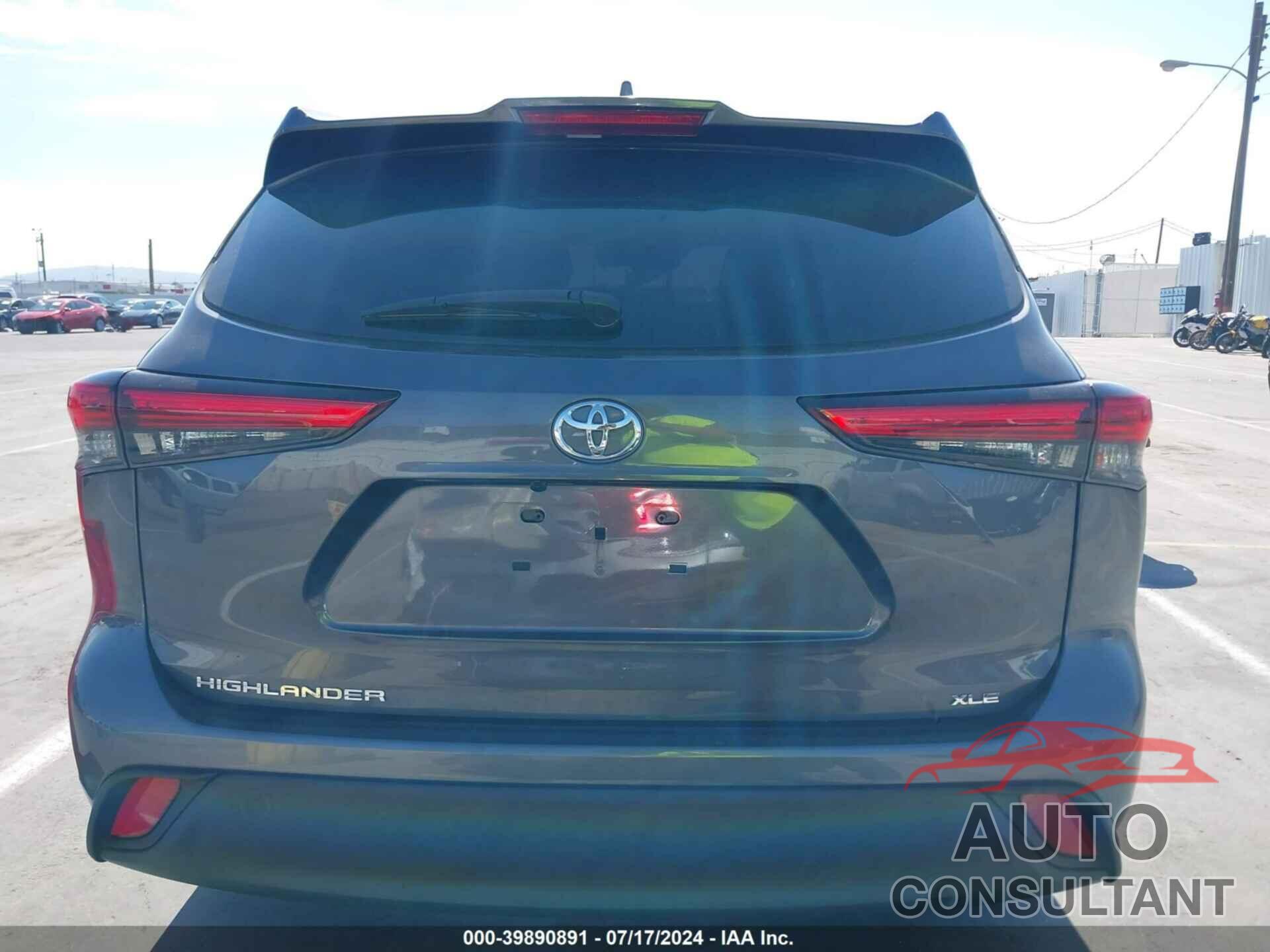 TOYOTA HIGHLANDER 2021 - 5TDGZRAH3MS068180