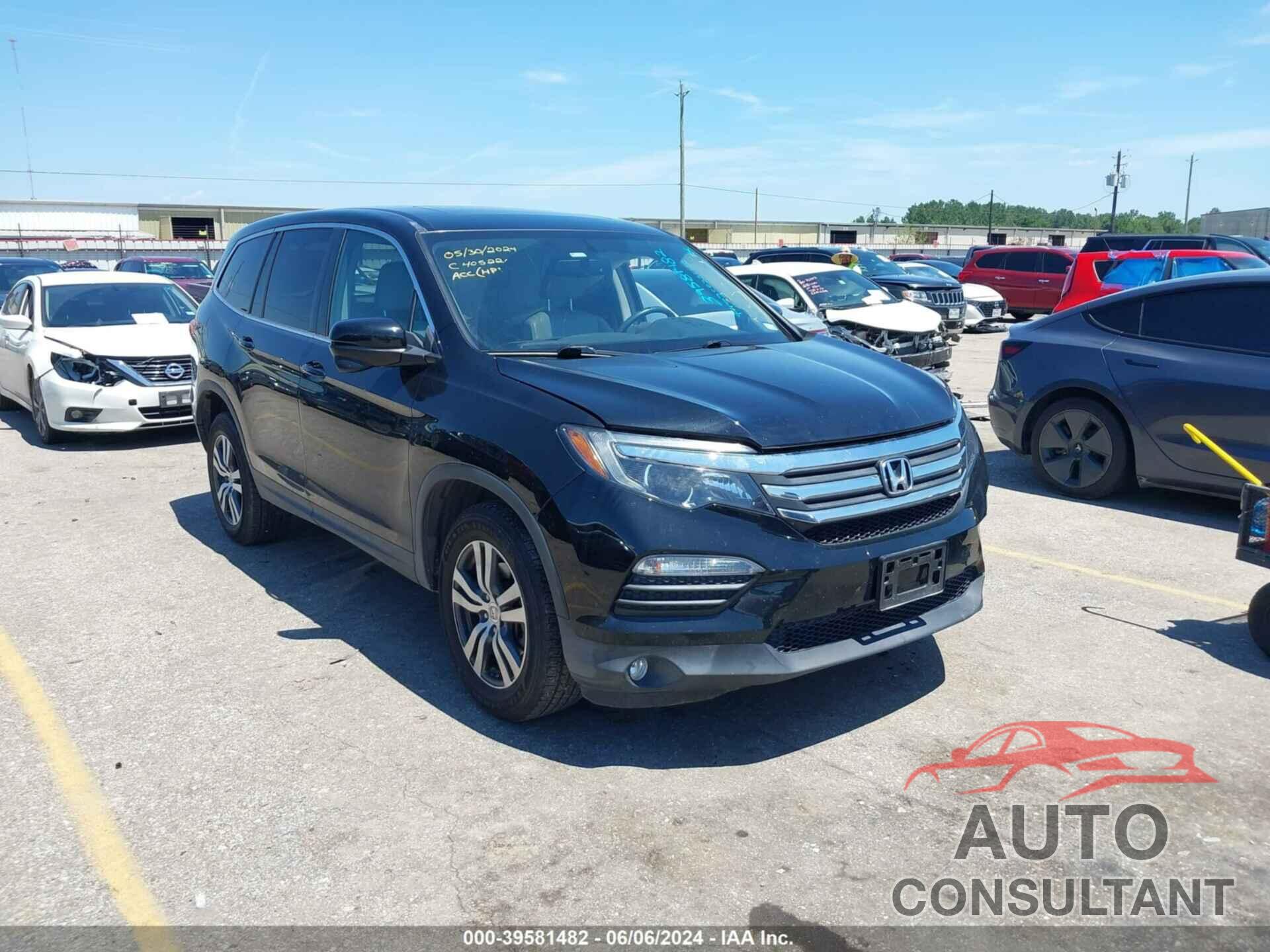 HONDA PILOT 2017 - 5FNYF6H50HB027006