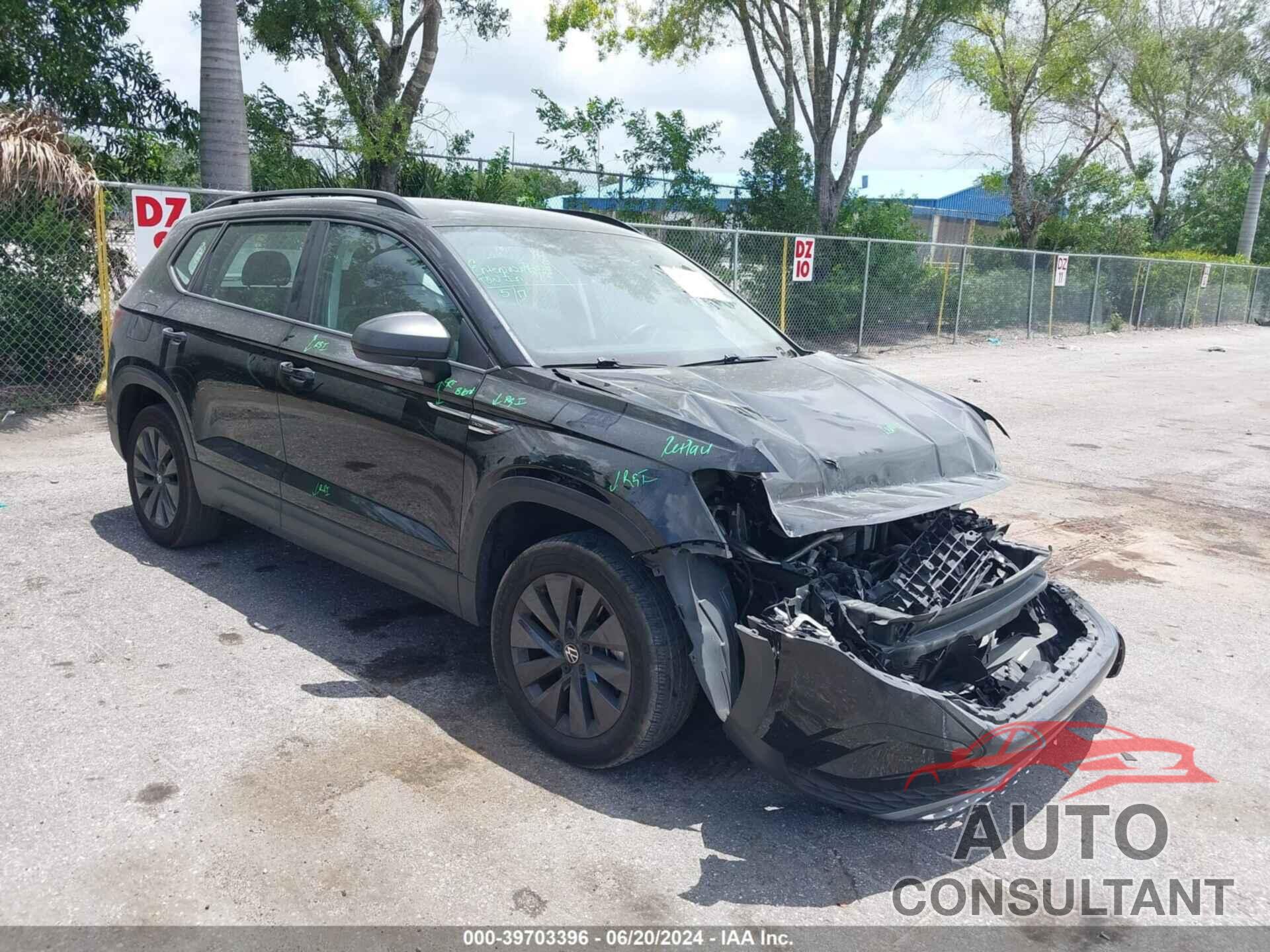 VOLKSWAGEN TAOS 2022 - 3VVCX7B23NM071599