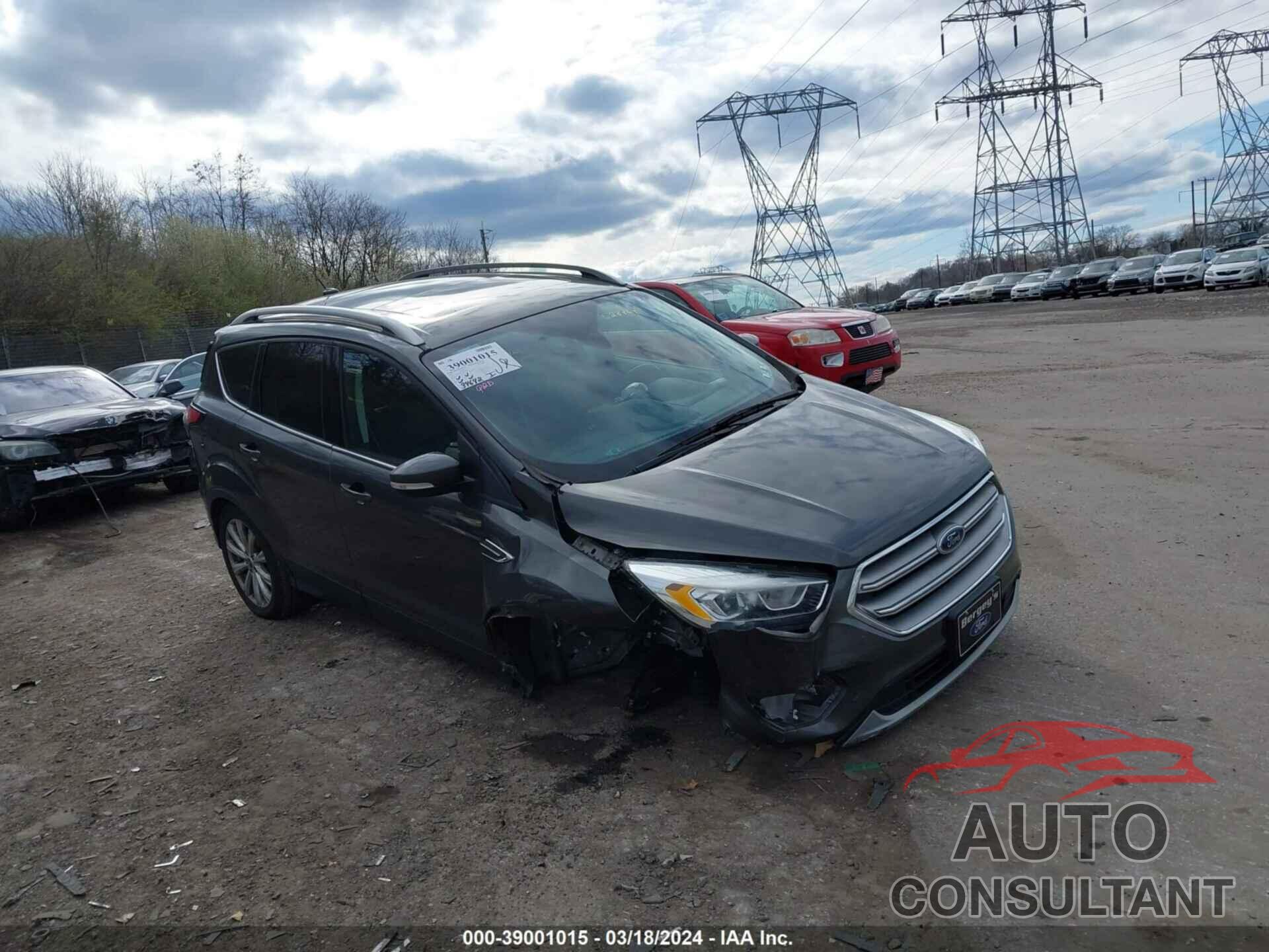 FORD ESCAPE 2017 - 1FMCU9J97HUE28764