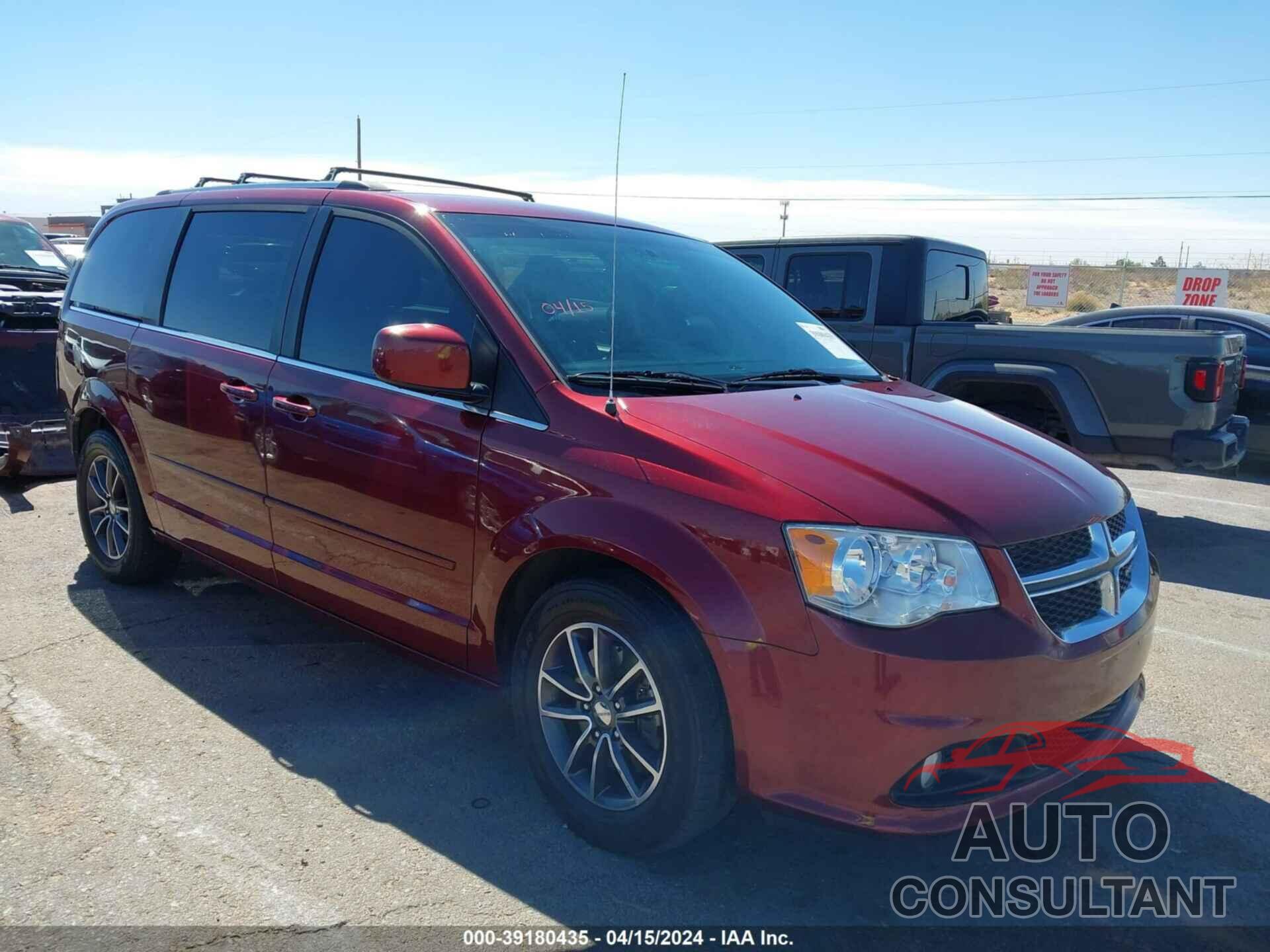 DODGE GRAND CARAVAN 2017 - 2C4RDGCG4HR758552