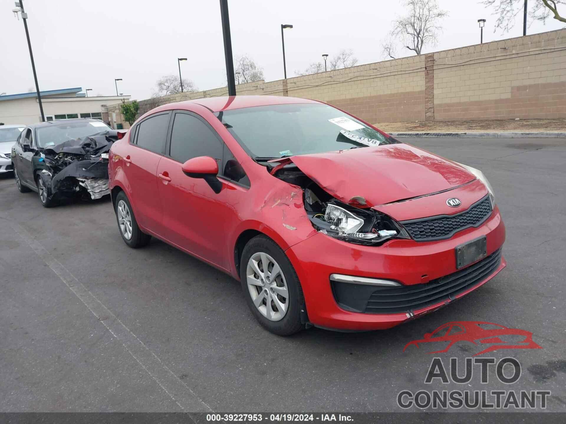 KIA RIO 2017 - KNADM4A30H6059884