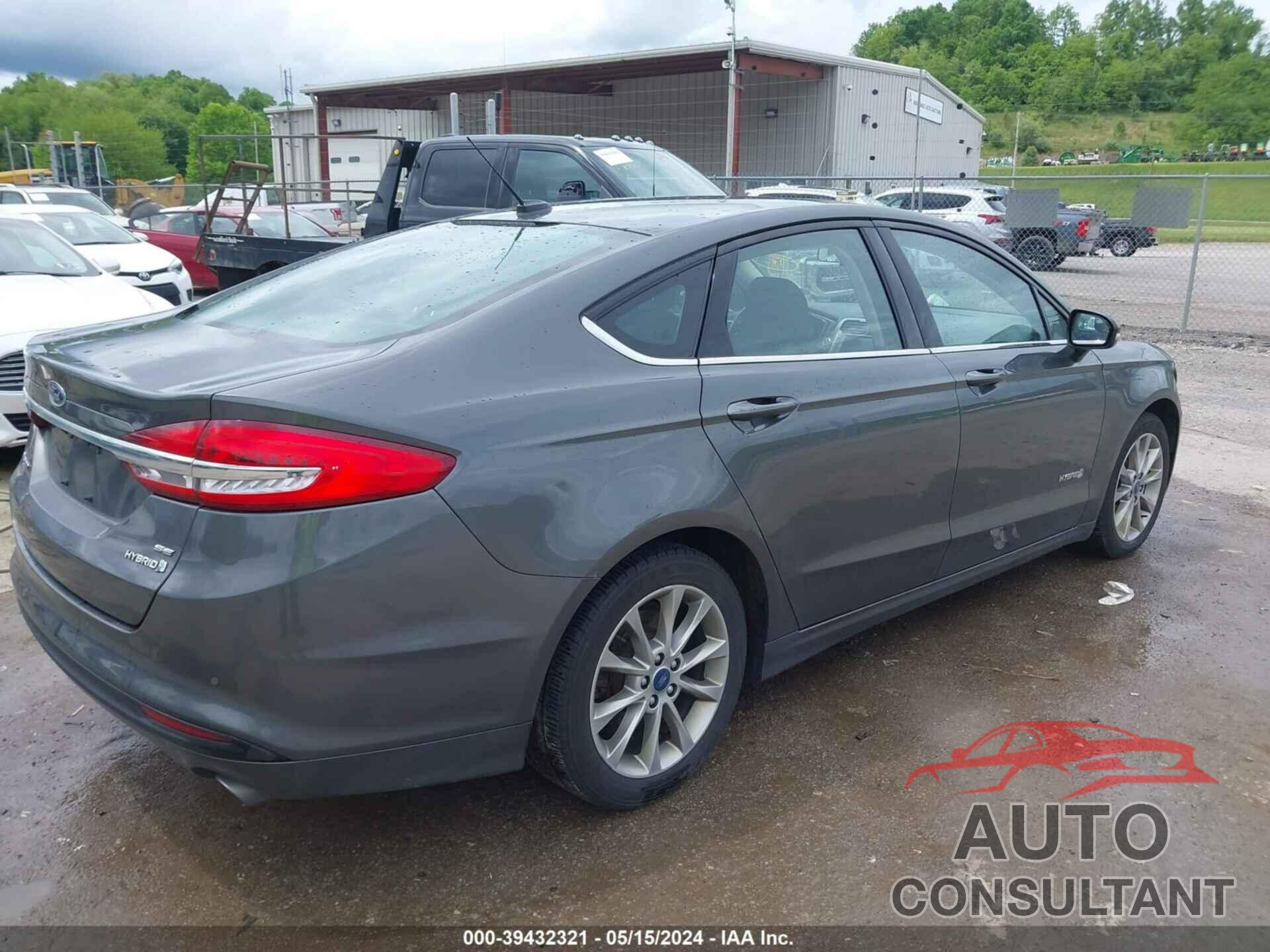 FORD FUSION HYBRID 2017 - 3FA6P0LU8HR413337