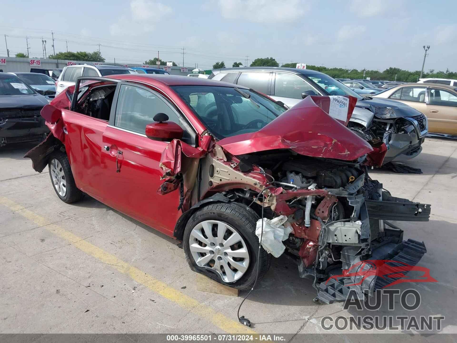 NISSAN SENTRA 2016 - 3N1AB7AP7GL659602