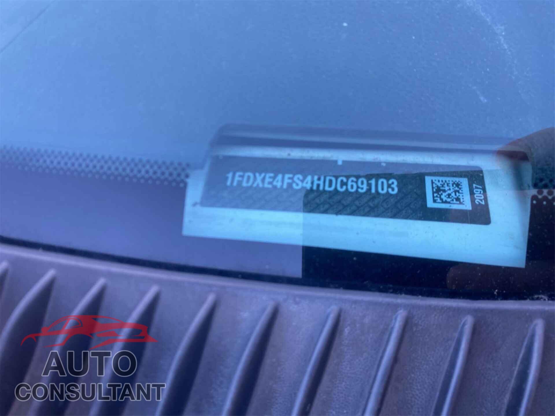 FORD E-450 CUTAWAY 2017 - 1FDXE4FS4HDC69103