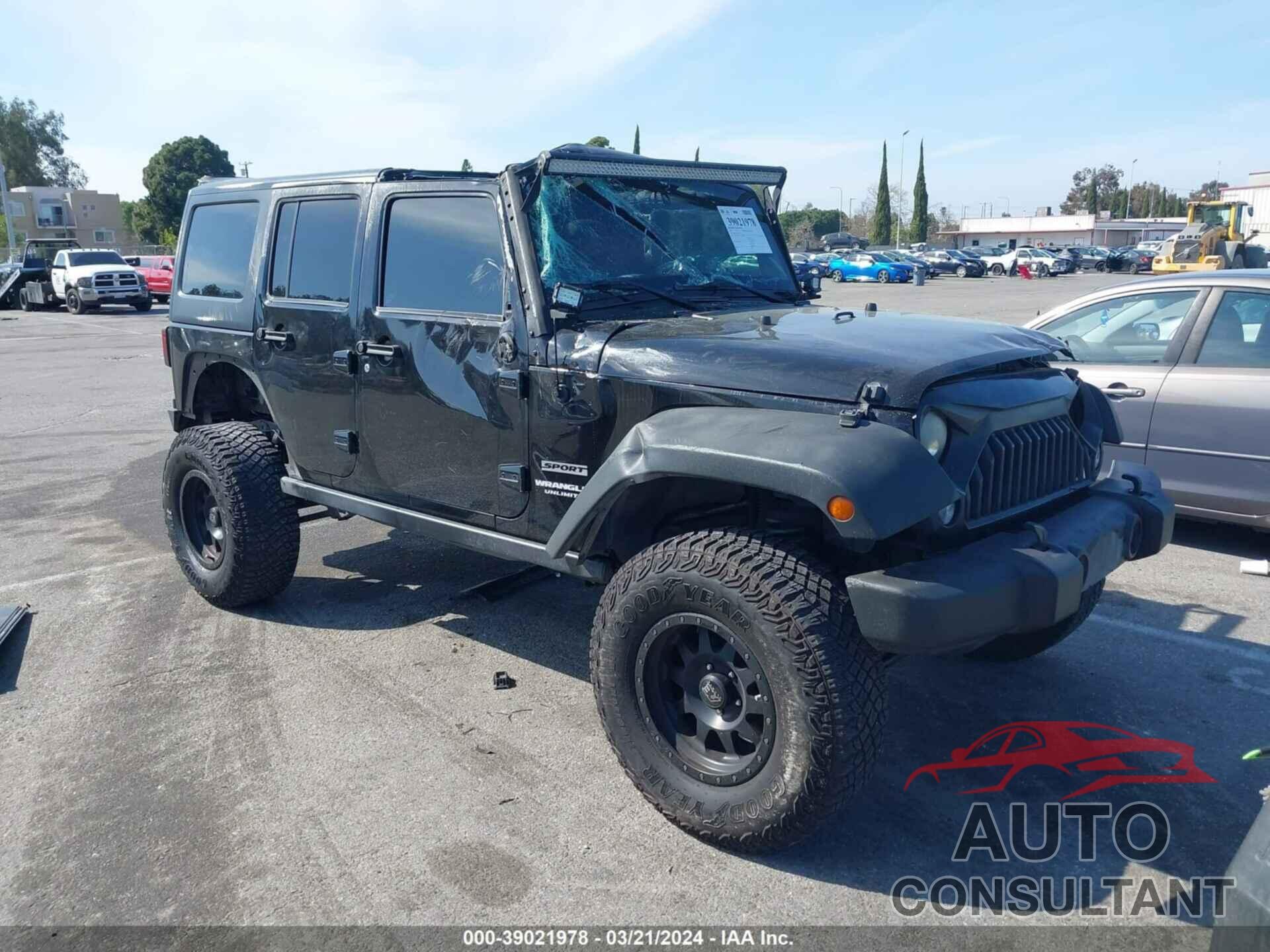 JEEP WRANGLER UNLIMITED 2016 - 1C4BJWDG6GL196325