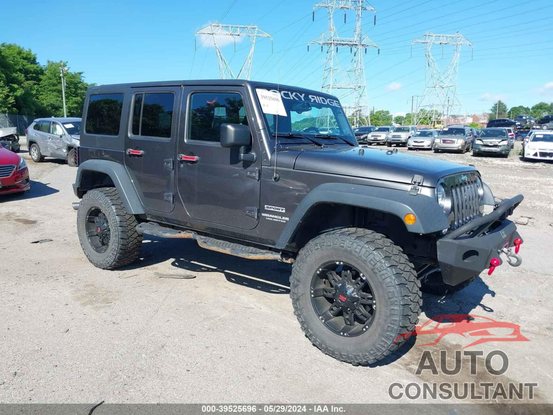 JEEP WRANGLER UNLIMITED 2017 - 1C4BJWDG2HL545045