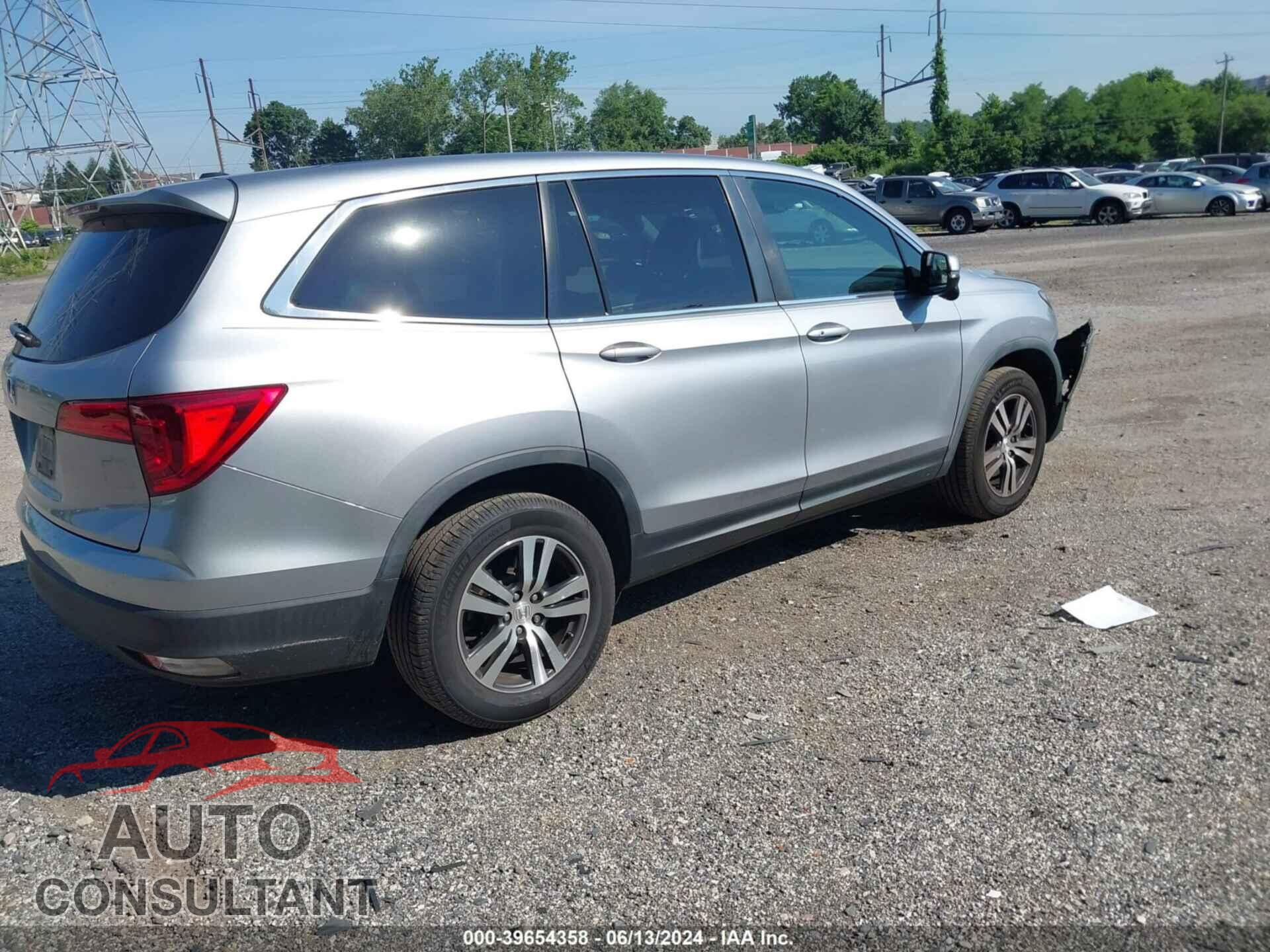 HONDA PILOT 2017 - 5FNYF5H64HB038111