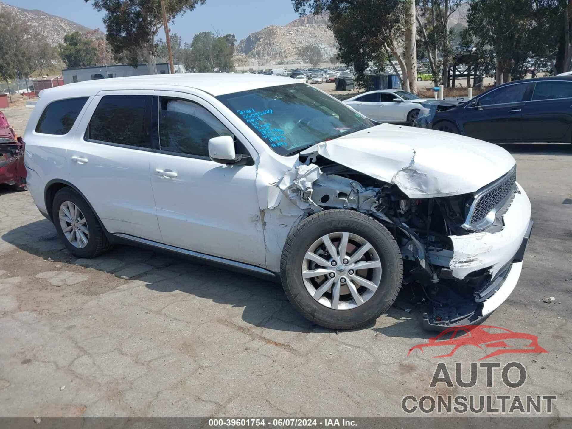 DODGE DURANGO 2021 - 1C4RDHAGXMC661223