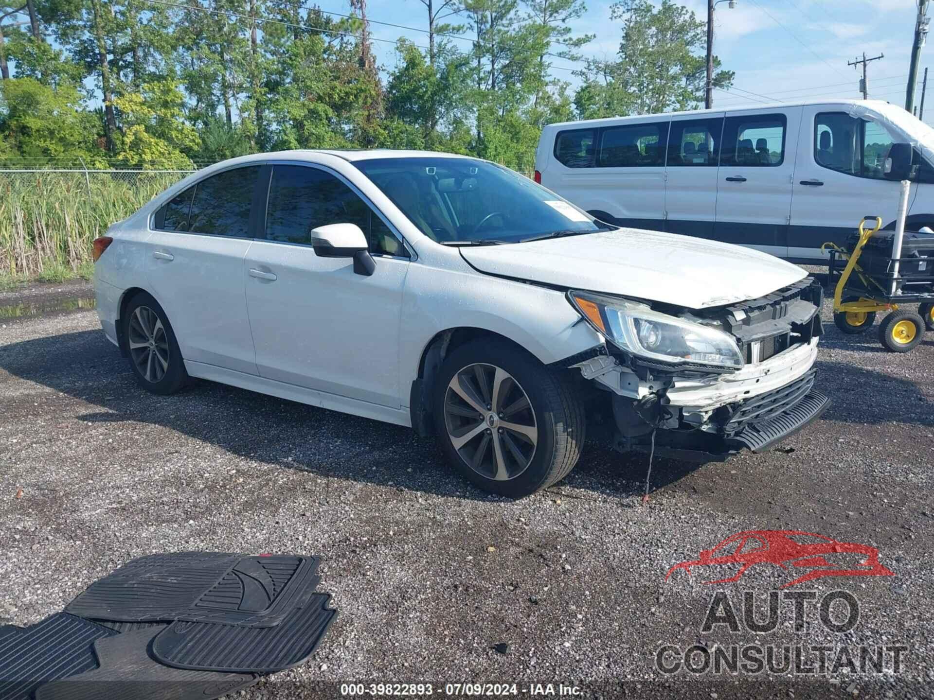 SUBARU LEGACY 2016 - 4S3BNBN60G3032989