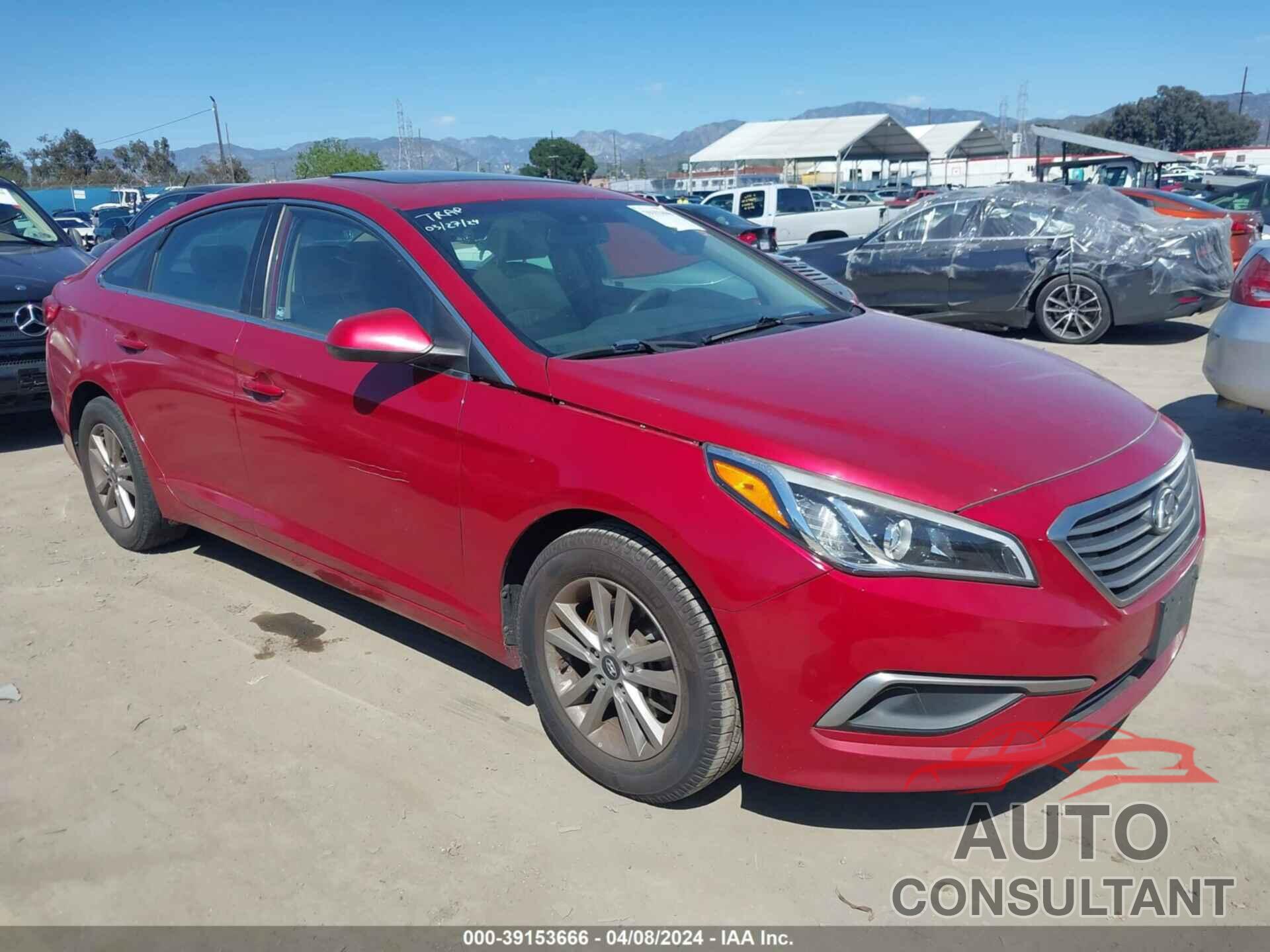 HYUNDAI SONATA 2017 - 5NPE24AA4HH496207