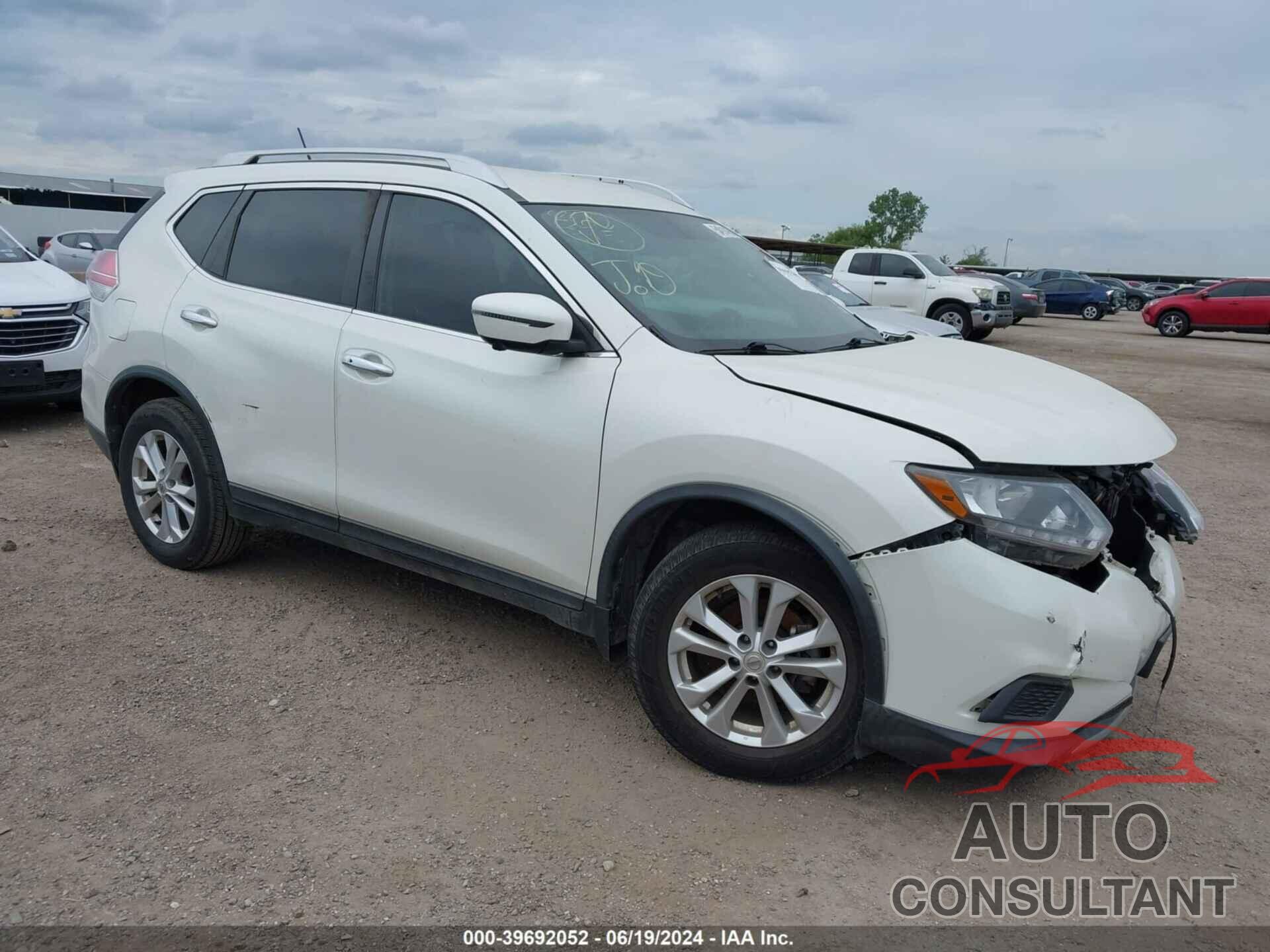 NISSAN ROGUE 2016 - KNMAT2MT4GP714596