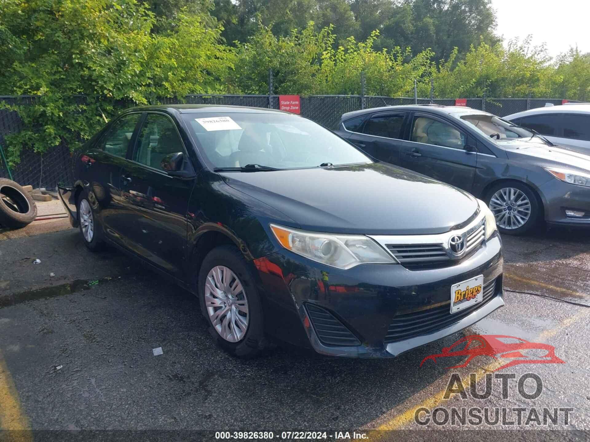 TOYOTA CAMRY 2012 - 4T1BF1FK2CU628642