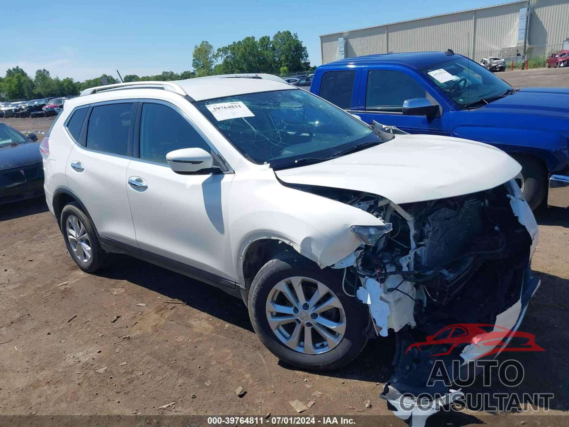 NISSAN ROGUE 2016 - KNMAT2MV1GP732345