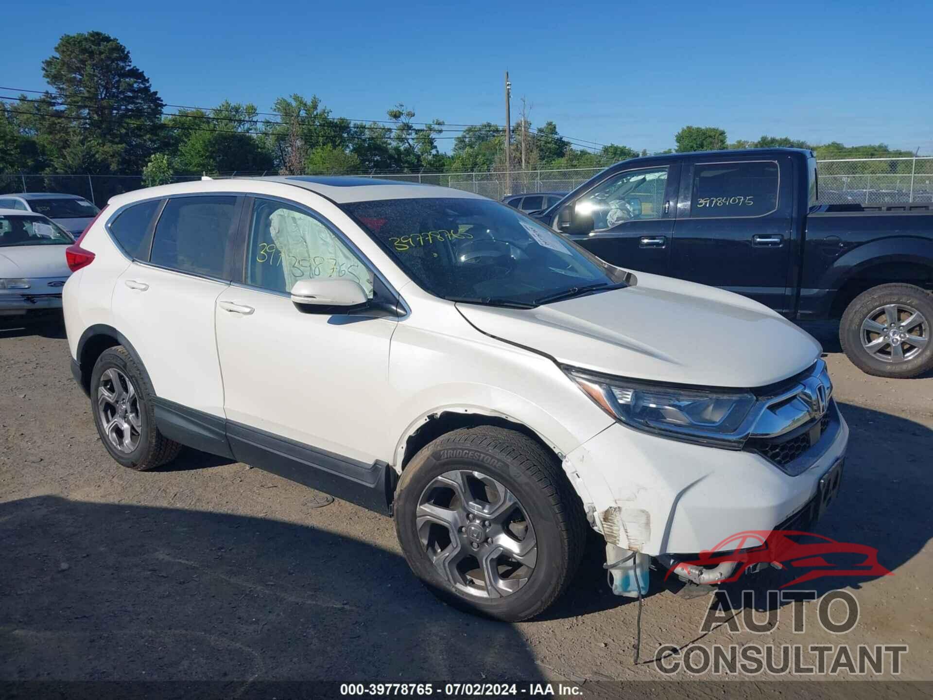 HONDA CR-V 2017 - 2HKRW2H54HH616932