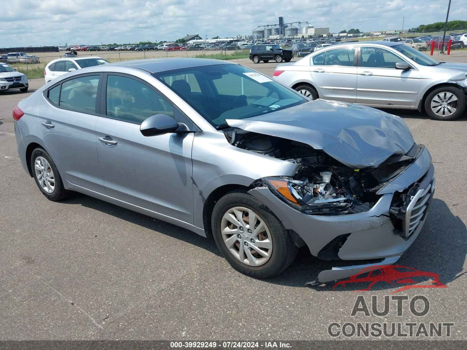 HYUNDAI ELANTRA 2017 - 5NPD74LF7HH100549