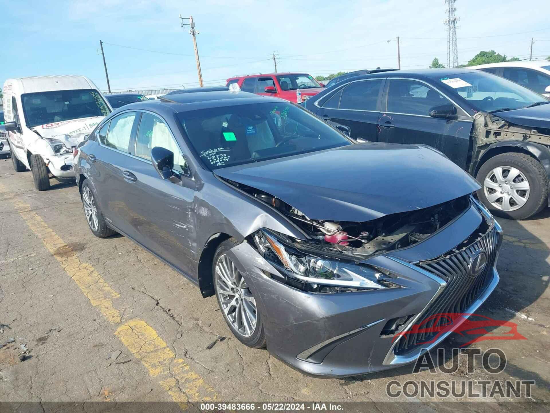 LEXUS ES 2019 - JTHB21B10K2036968