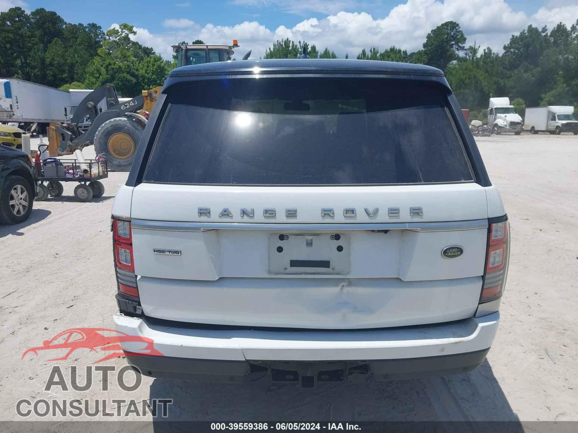LAND ROVER RANGE ROVER 2016 - SALGS2KF8GA255577