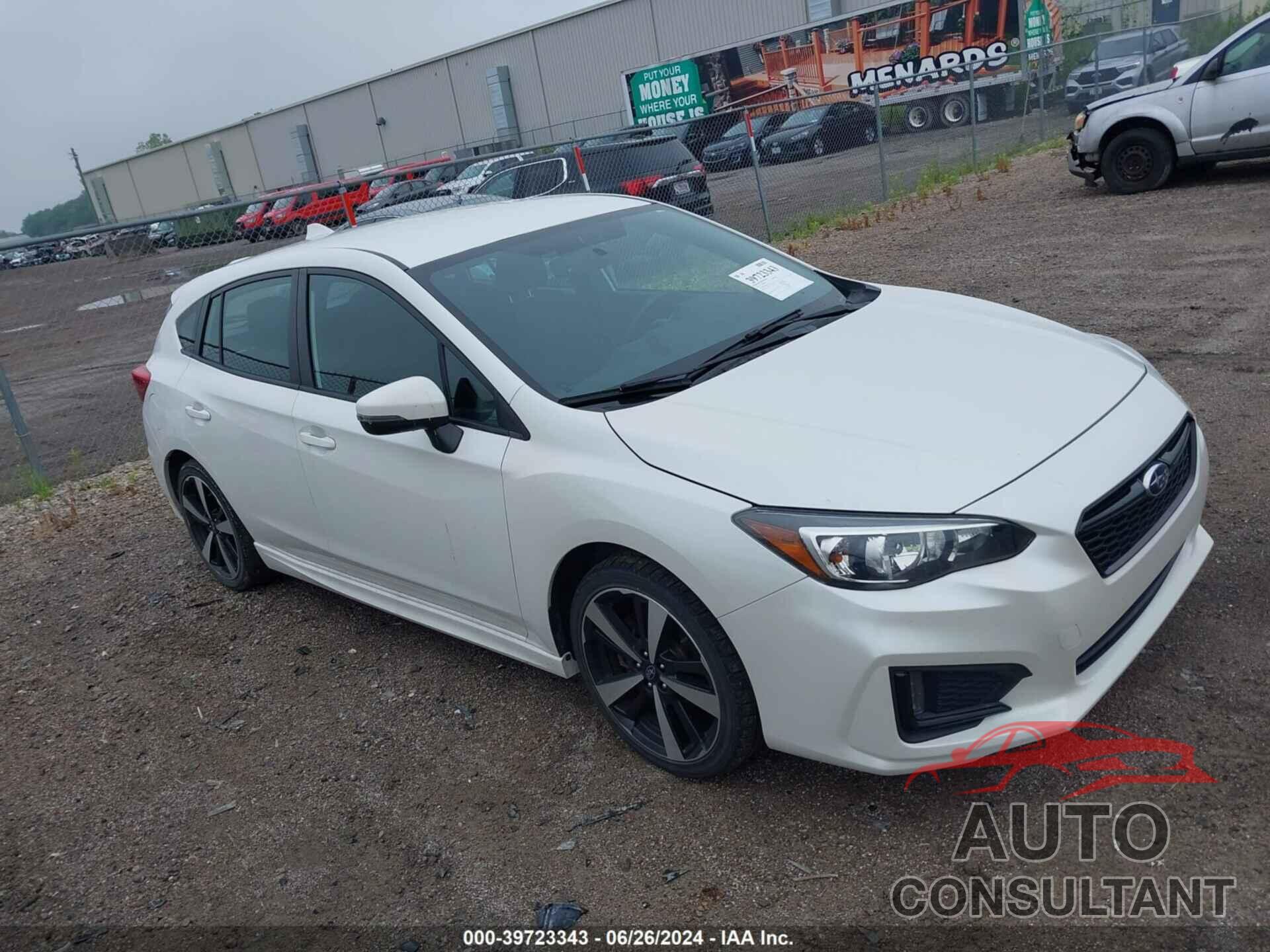 SUBARU IMPREZA 2019 - 4S3GTAJ69K3703483