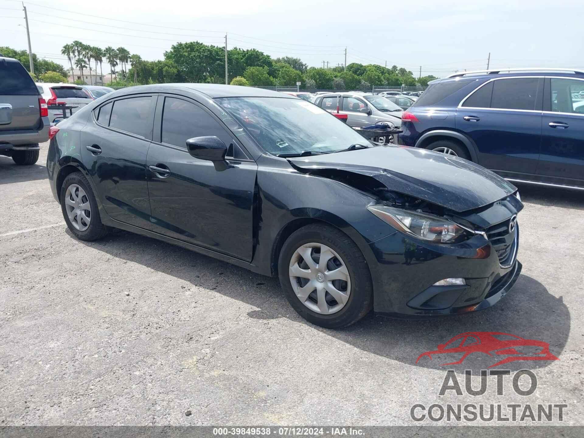 MAZDA MAZDA3 2016 - JM1BM1T70G1329619