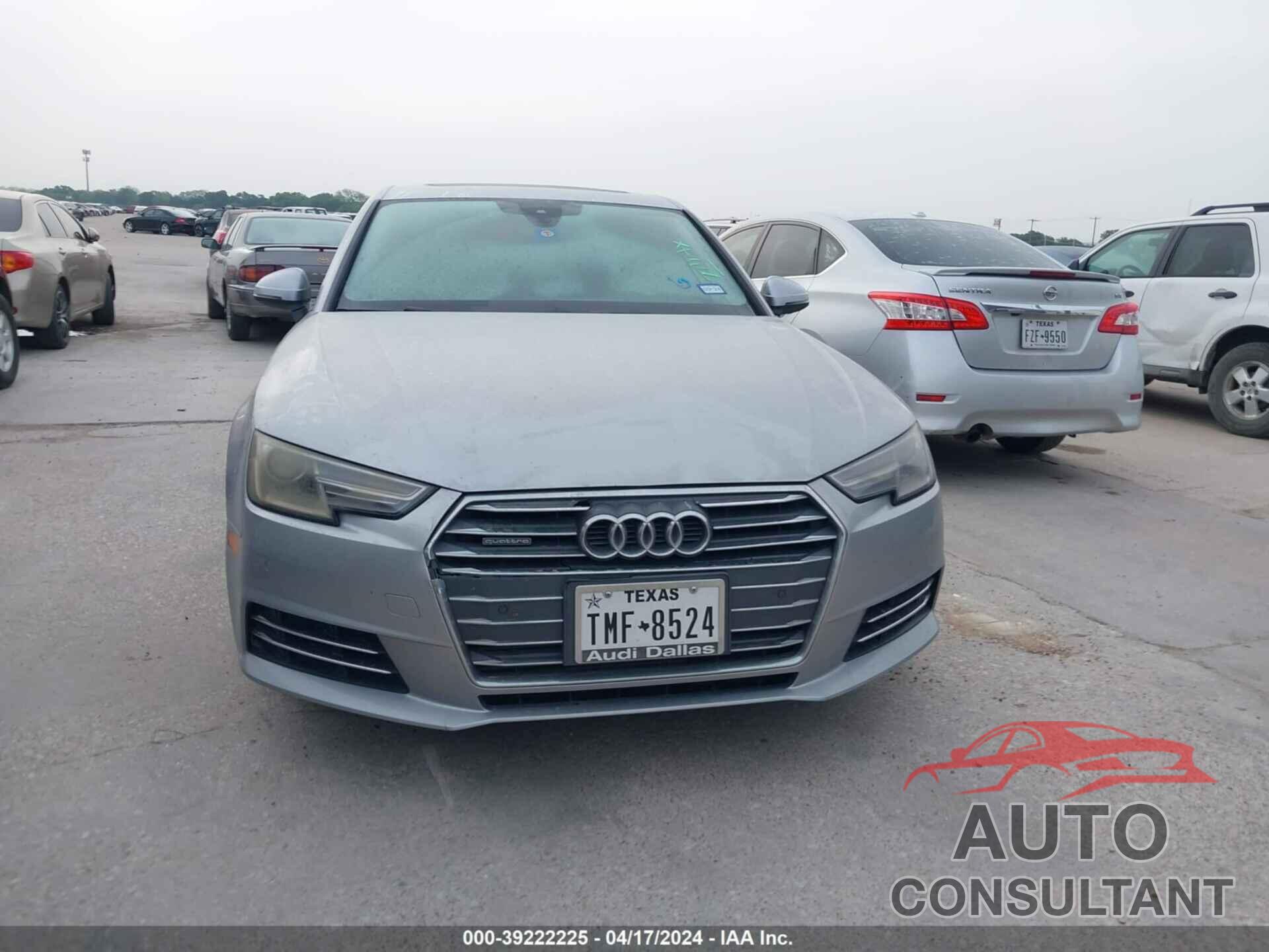 AUDI A4 2017 - WAUANAF41HN001479